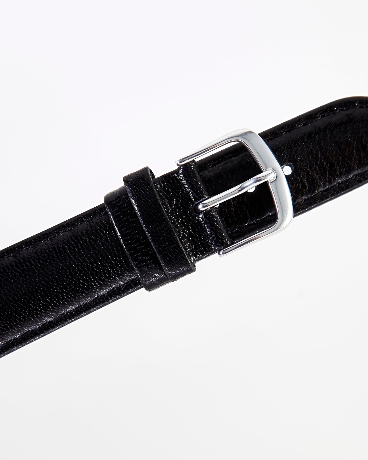 Ecclissi 18mm x 16mm Black Leather Strap 75490