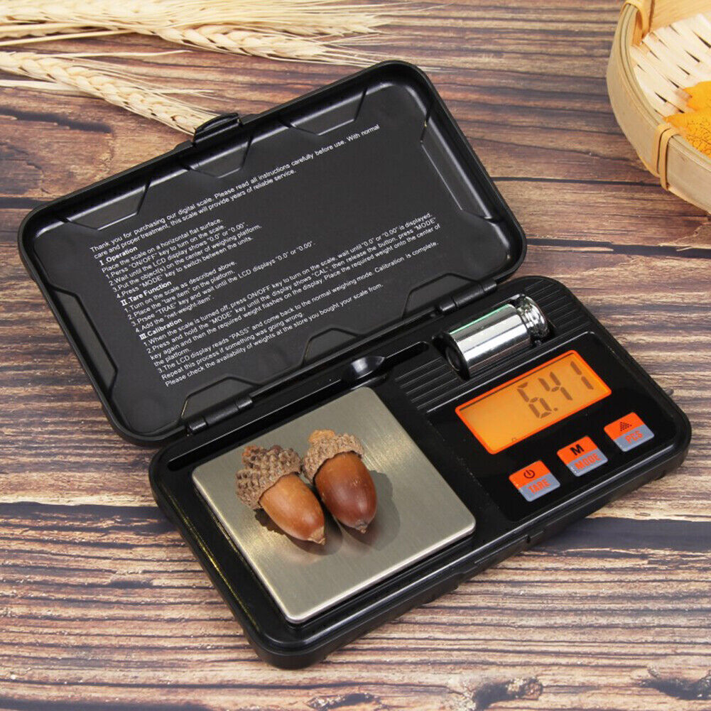 50g/0.001g 200g/0.01g High Precision Mini Digital Pocket Scale Jewellery Scales