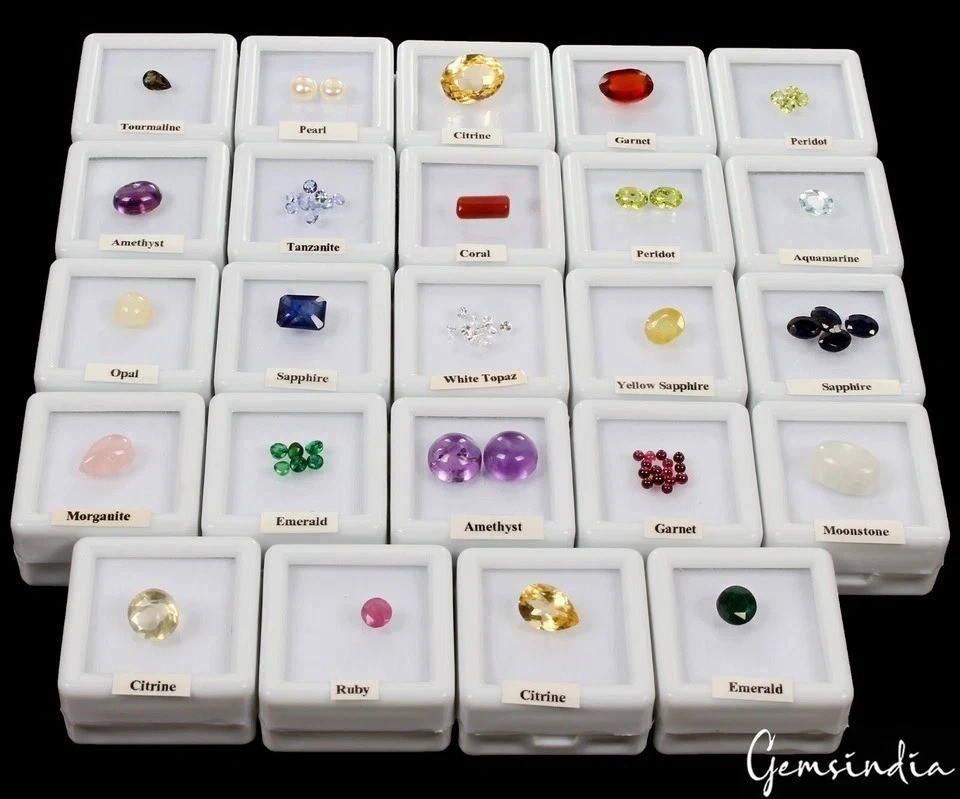 70 Pcs Estate Genuine Semi Precious Loose Gemstone Lot Collection 200$ Plus Retl