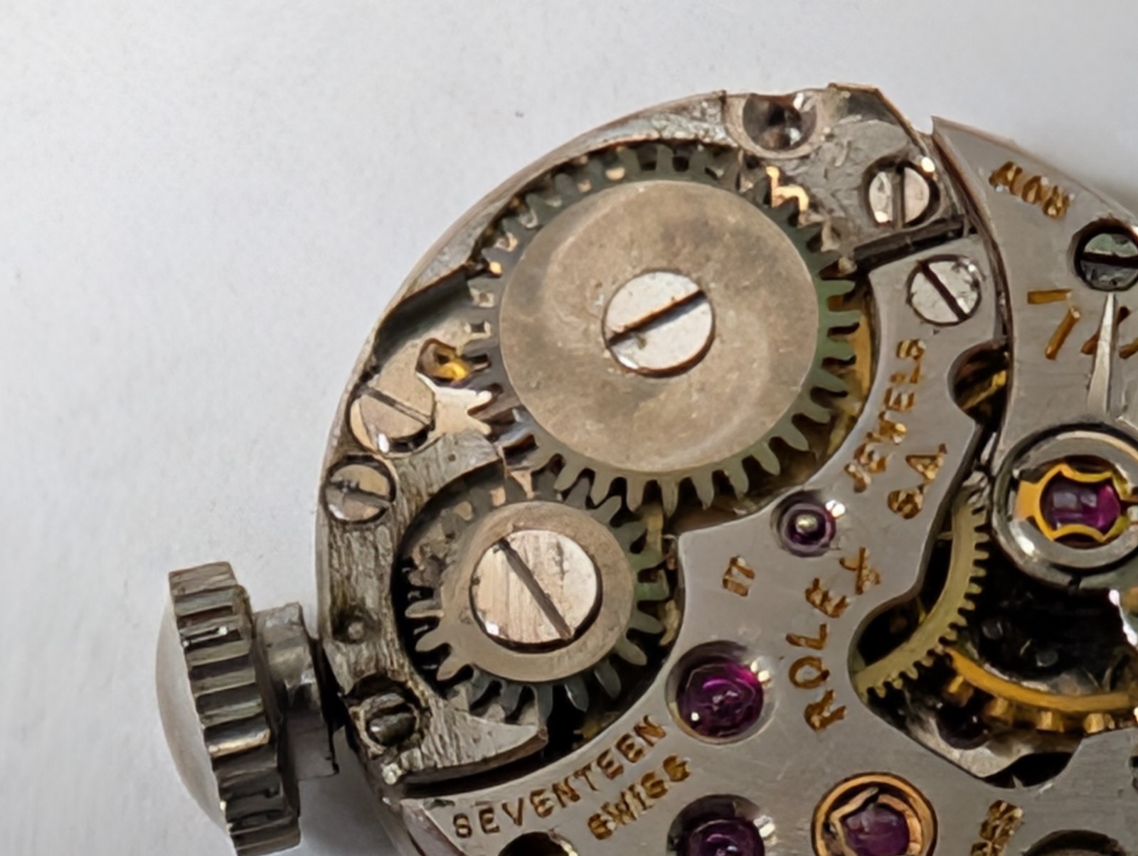 original Rolex Cellini Cal 282 Watch Movement, dial & crown approx 13.8mm diamet