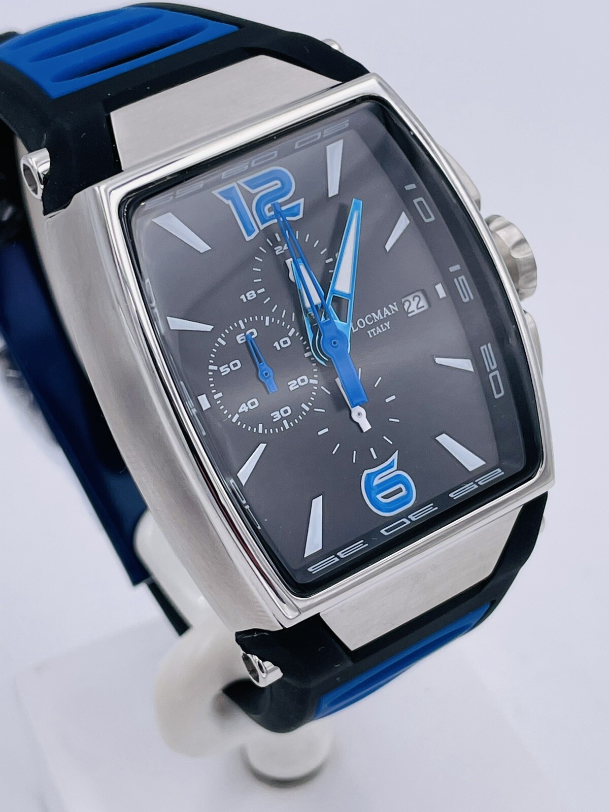 Orologio Locman Tremila Crono 550BL/498 Titanio/Gomma Scontatissimo Nuovo