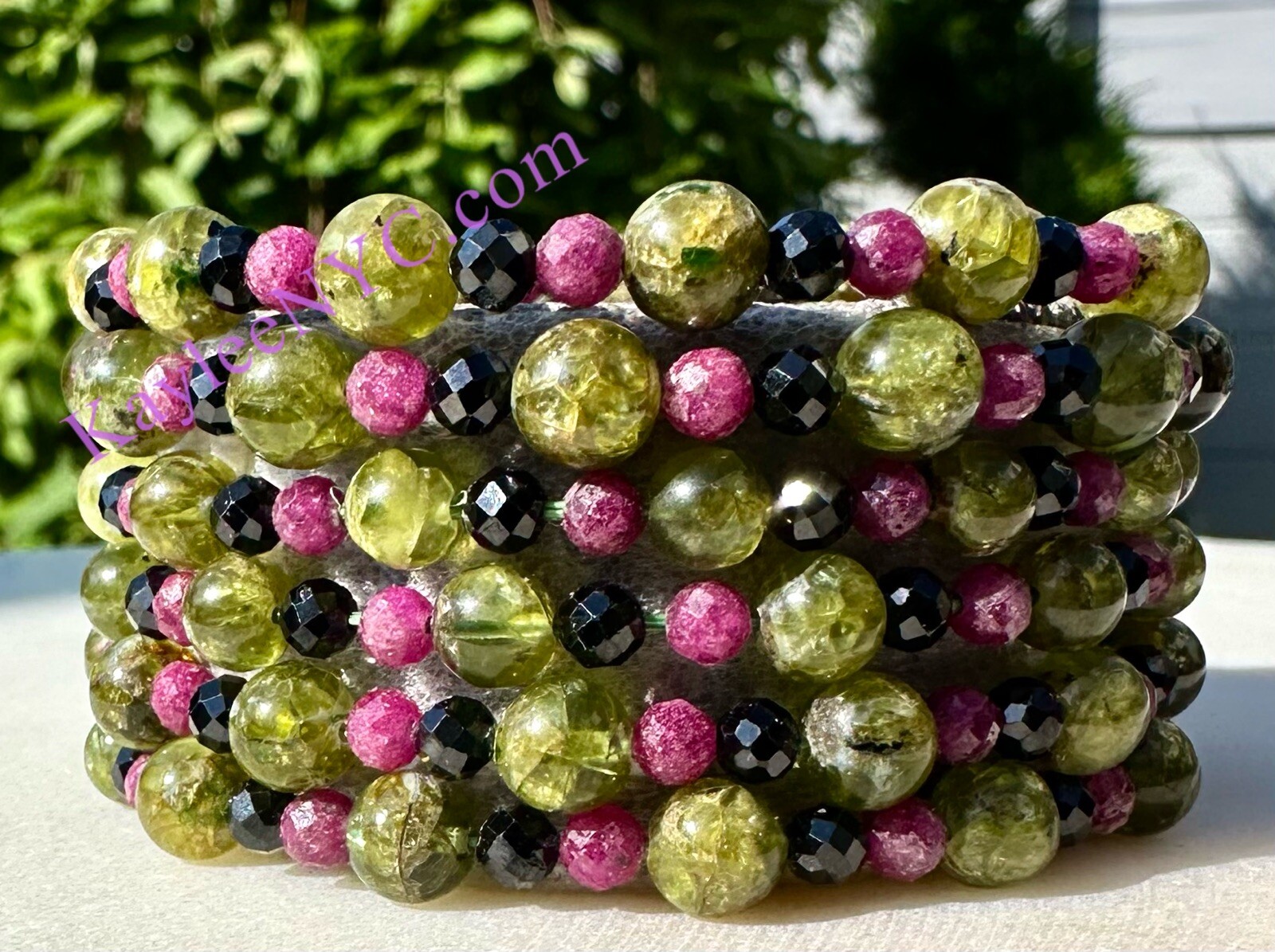 Wholesale Lot 6 Pcs Natural Crystal Leo Zodiac Stretch Bracelet Healing