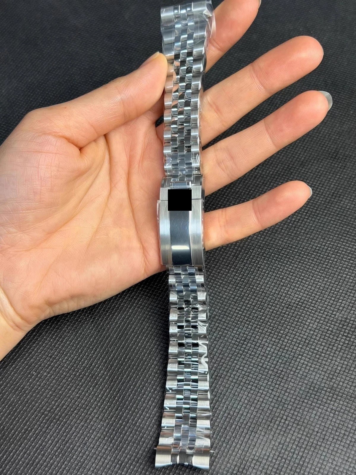 22mm Curved Jubilee Bracelet for Tudor Black Bay 79230 79360 79830 T-fit clasp