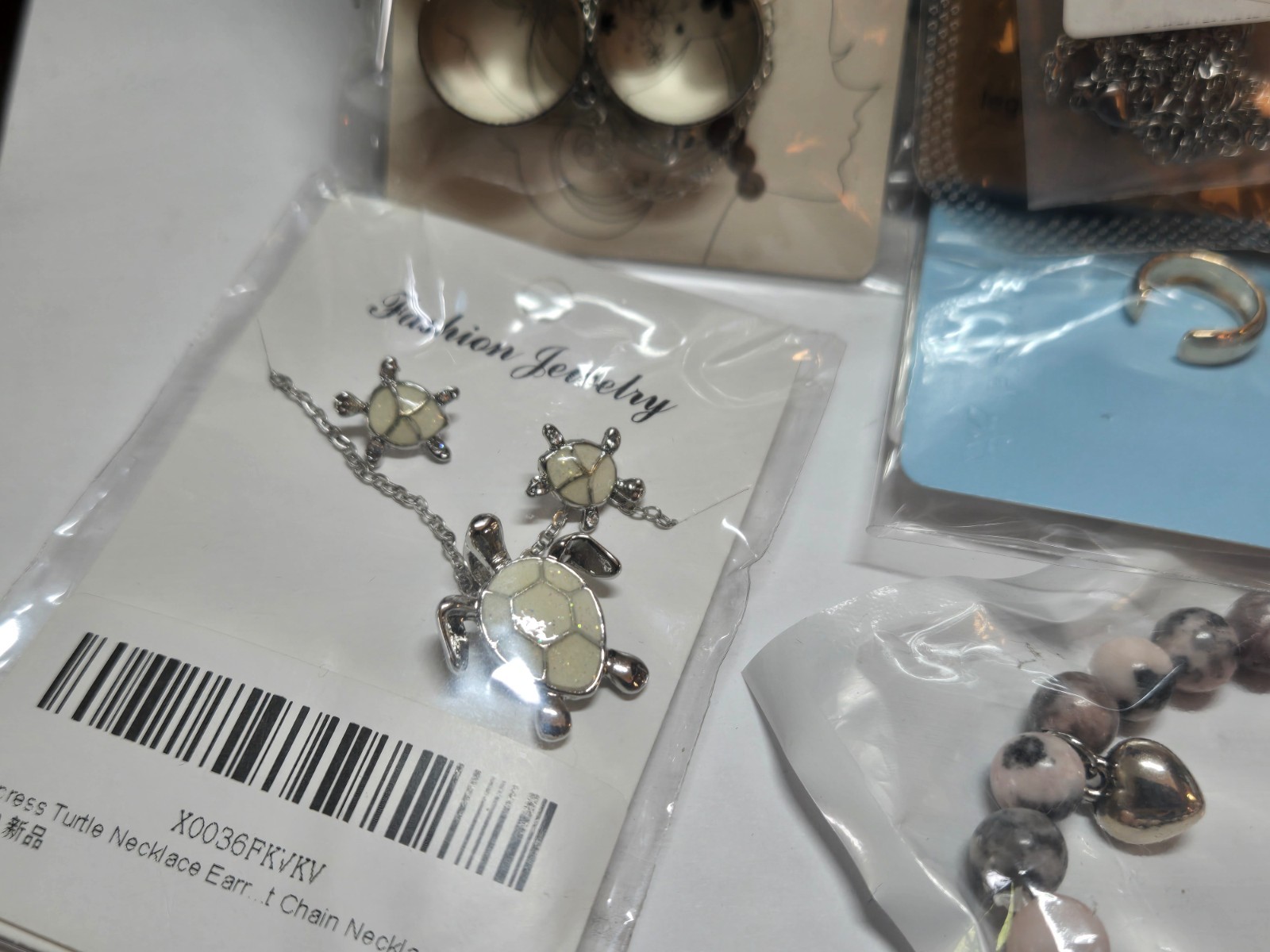 Earrings And Costume Jewelery Lot