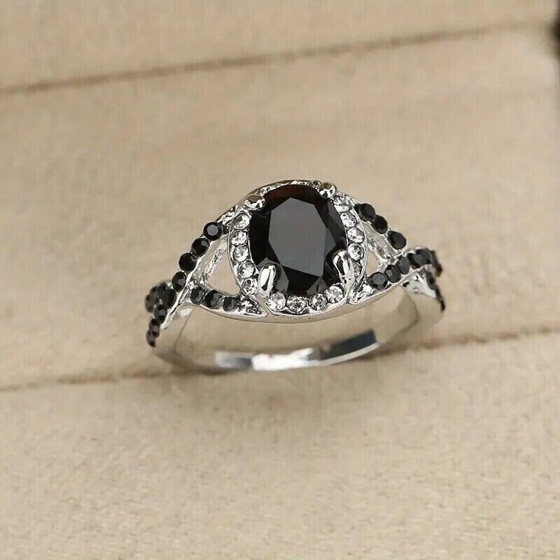 2.00 Ct Round Cut Simulated Diamond Women’s Ring 14K White Gold Plated