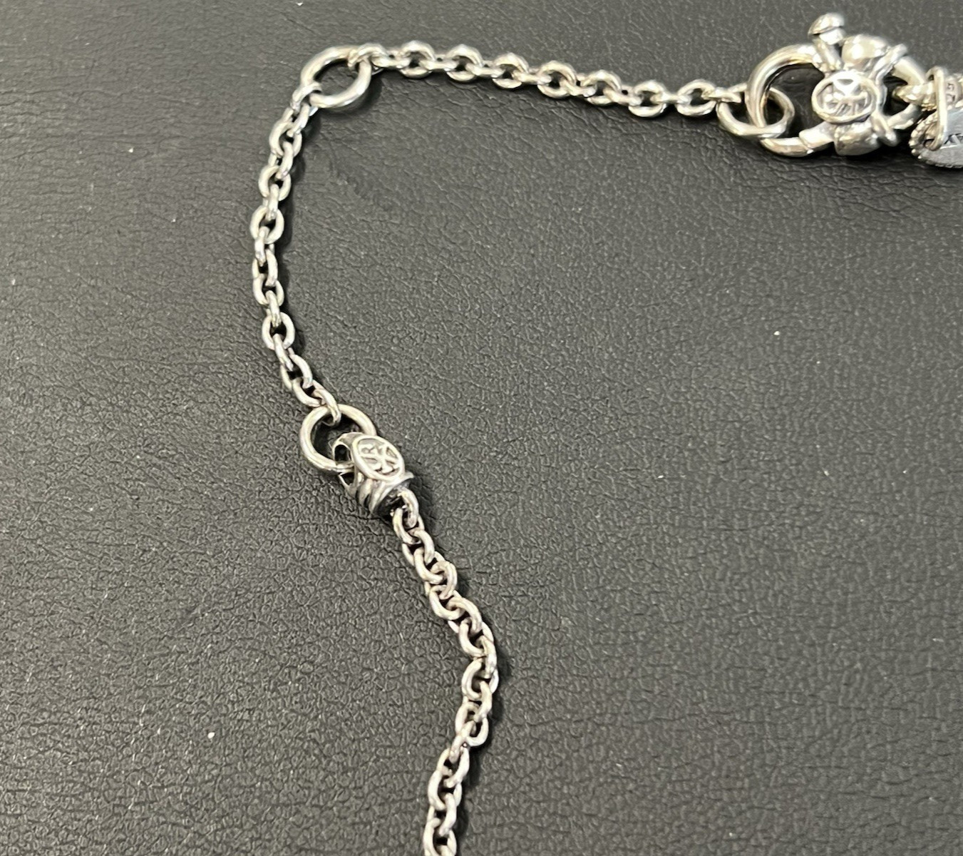 Designer Scott Kay Sterling Silver 18″-20″ Chain w/ Amethyst Clasp 8.7g