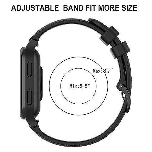 3 Pack Replacement Band for Fitbit Versa 3 Fitbit Sense Bracelet Watch Strap [L]