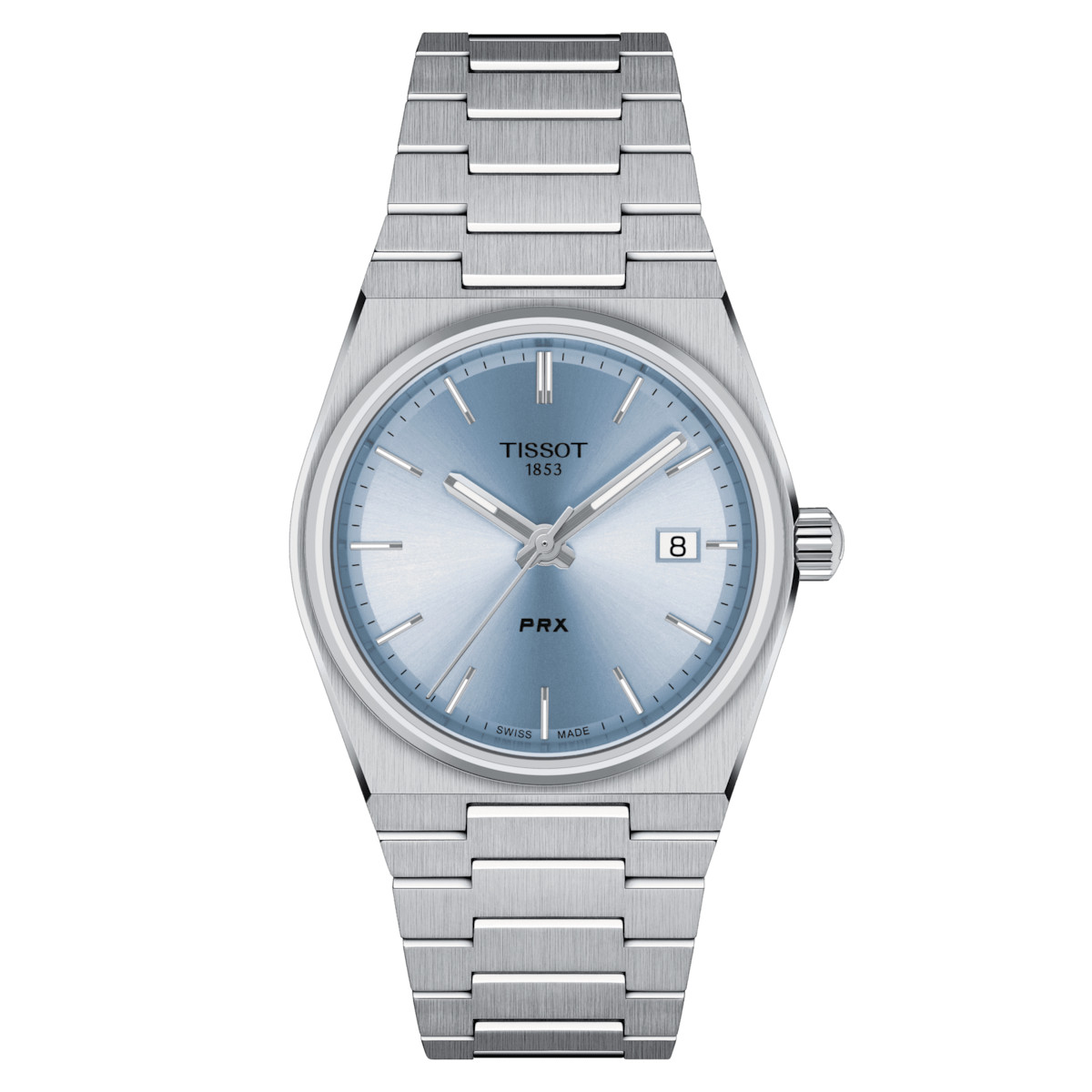 Tissot PRX 35 MM SS Baby Blue Dial Quartz Watch T137.210.11.351.00