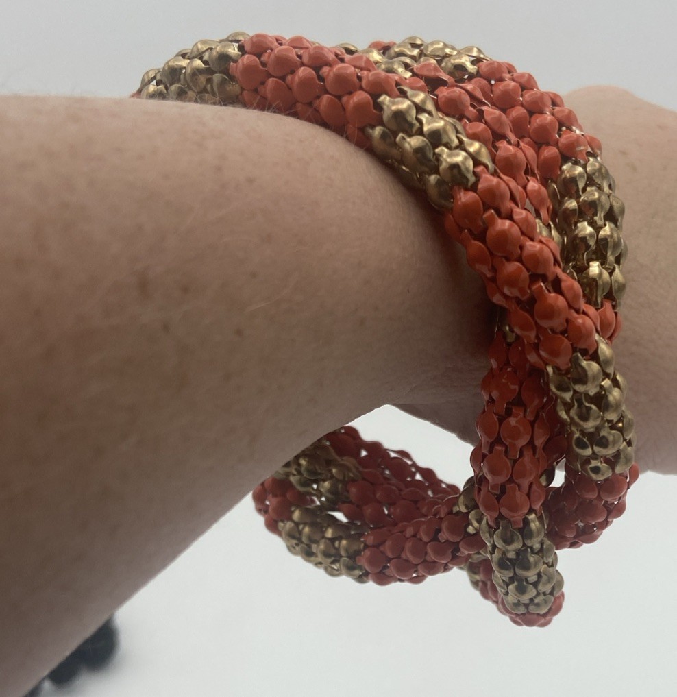 Lot/3 Stretch To Fit Womens Bracelets-beads- Average/ Larger Fit
