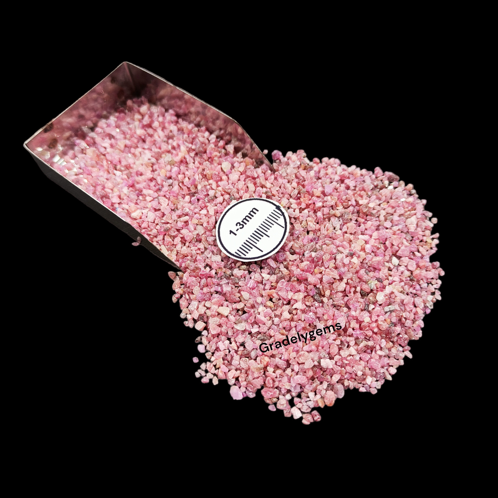 Radiant Ruby Gemstone Crushed Powder – Intense Red Hue for Resin Art, DIY Crafts