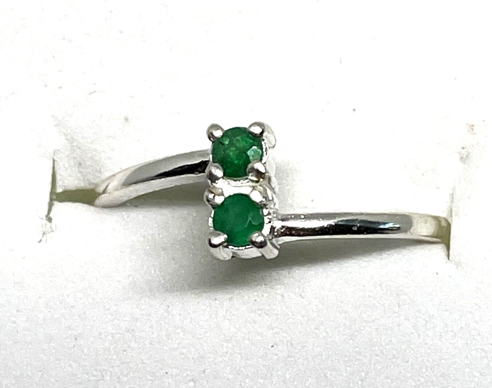 0.09 ct. Natural Colombian Emerald Ring – Size 6.75 – *$200* Value