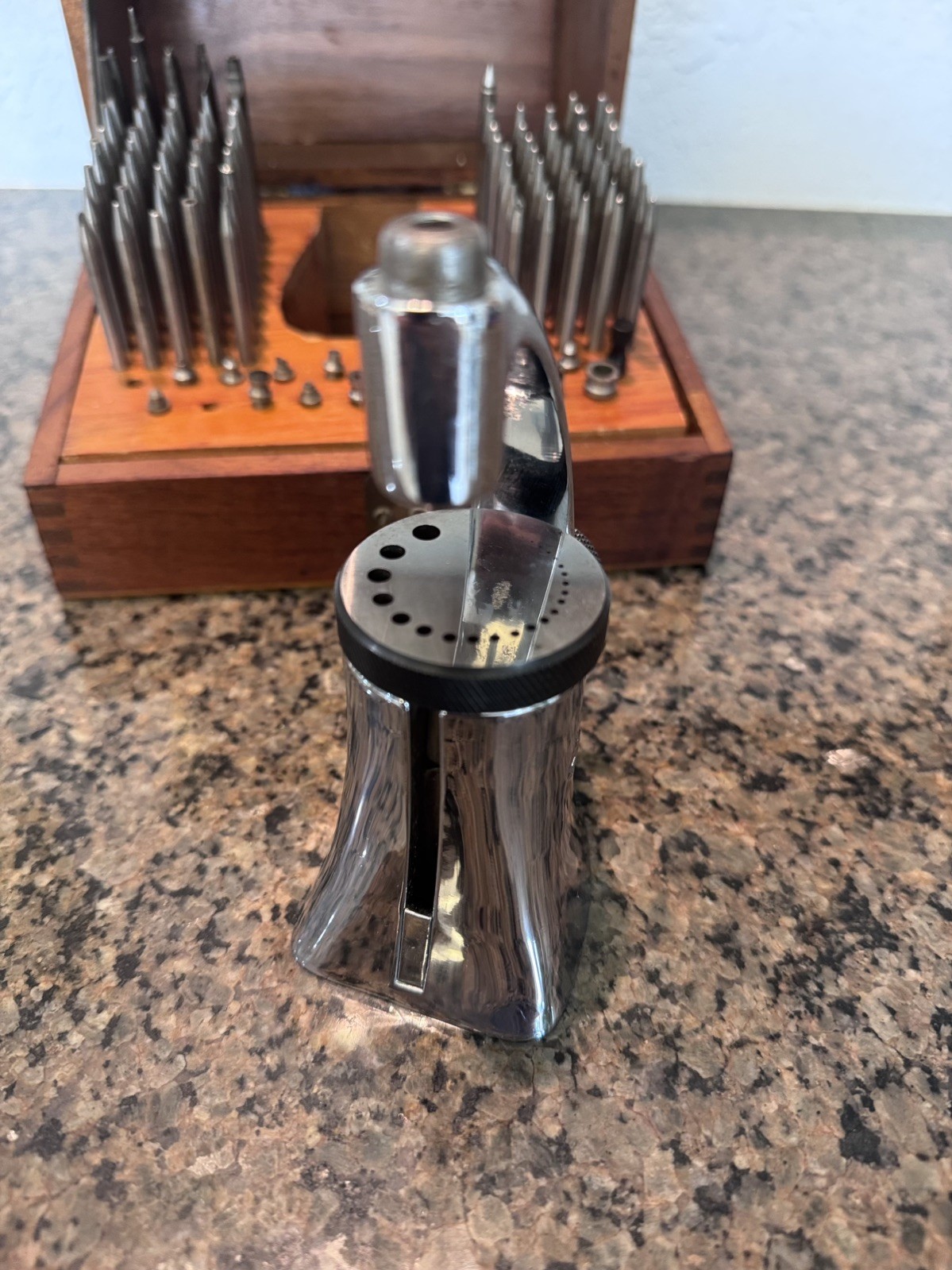 Vintage G & F Watch Staking Tool Set (G & F Manufacturing) incomplete set USA