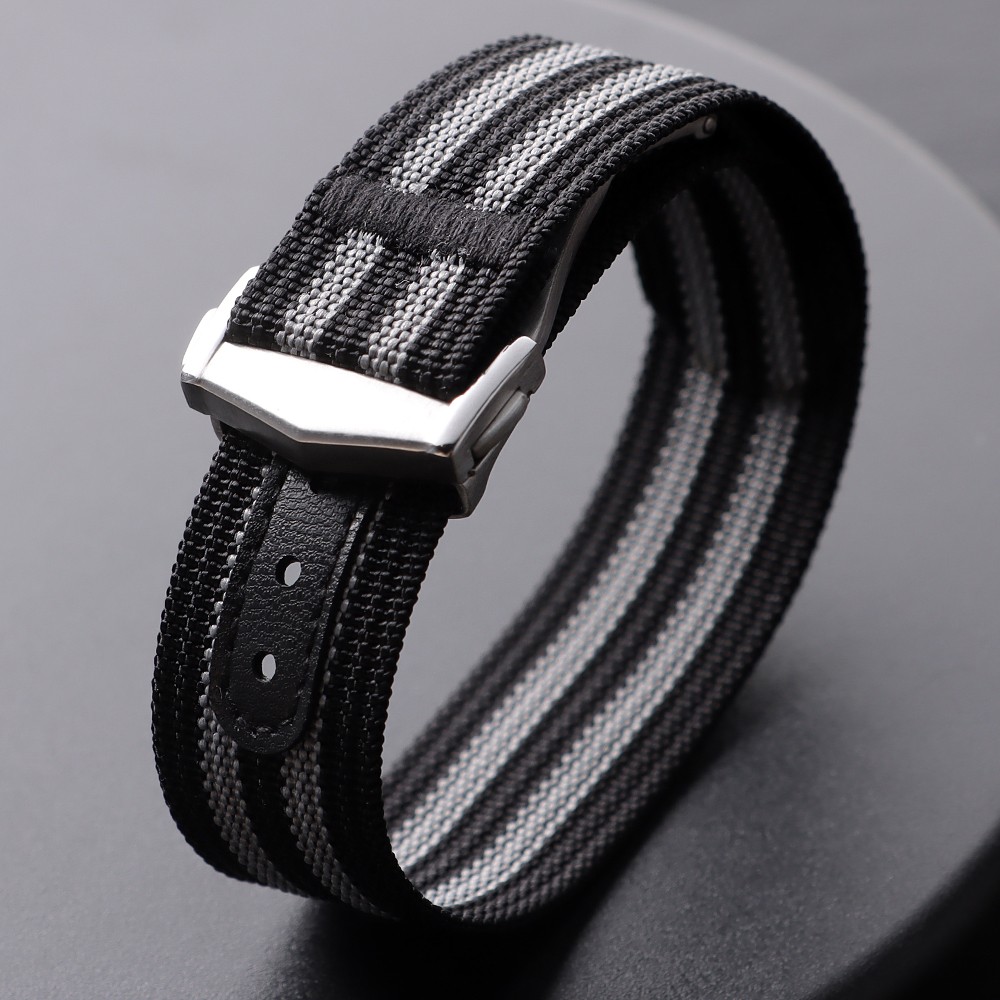 20mm Premium Nylon Canvas Woven Watch Strap Band Universal Replacement Strap