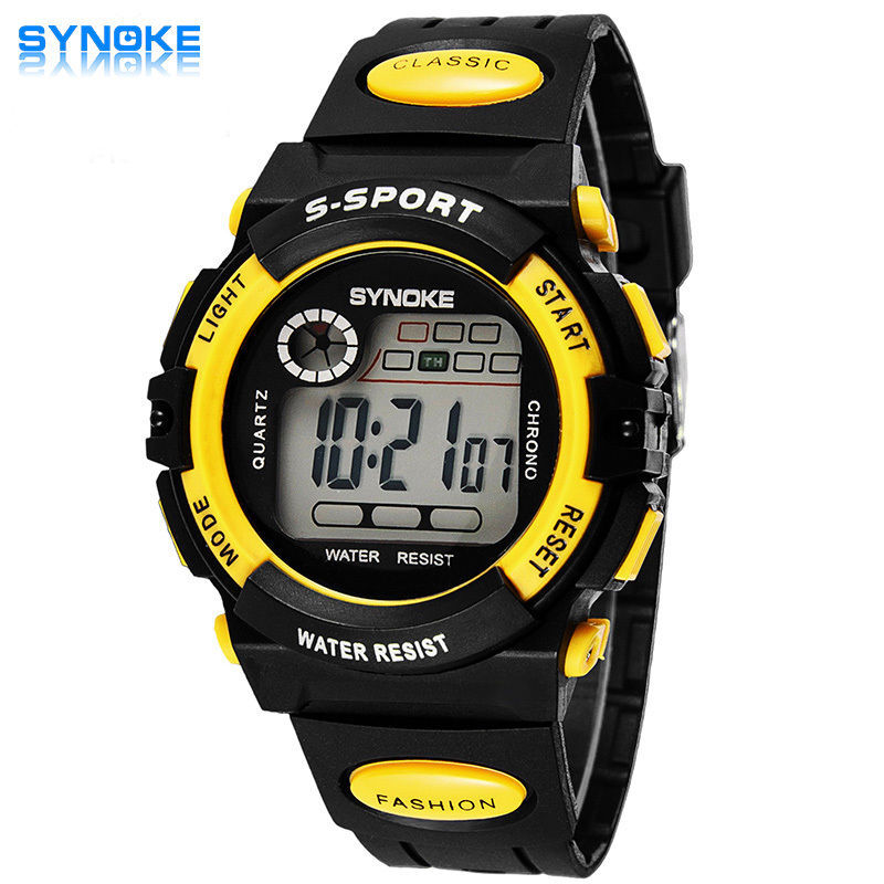 Waterproof Kids Digital Electronic Watch Sports LED Watches Children Boys Girls