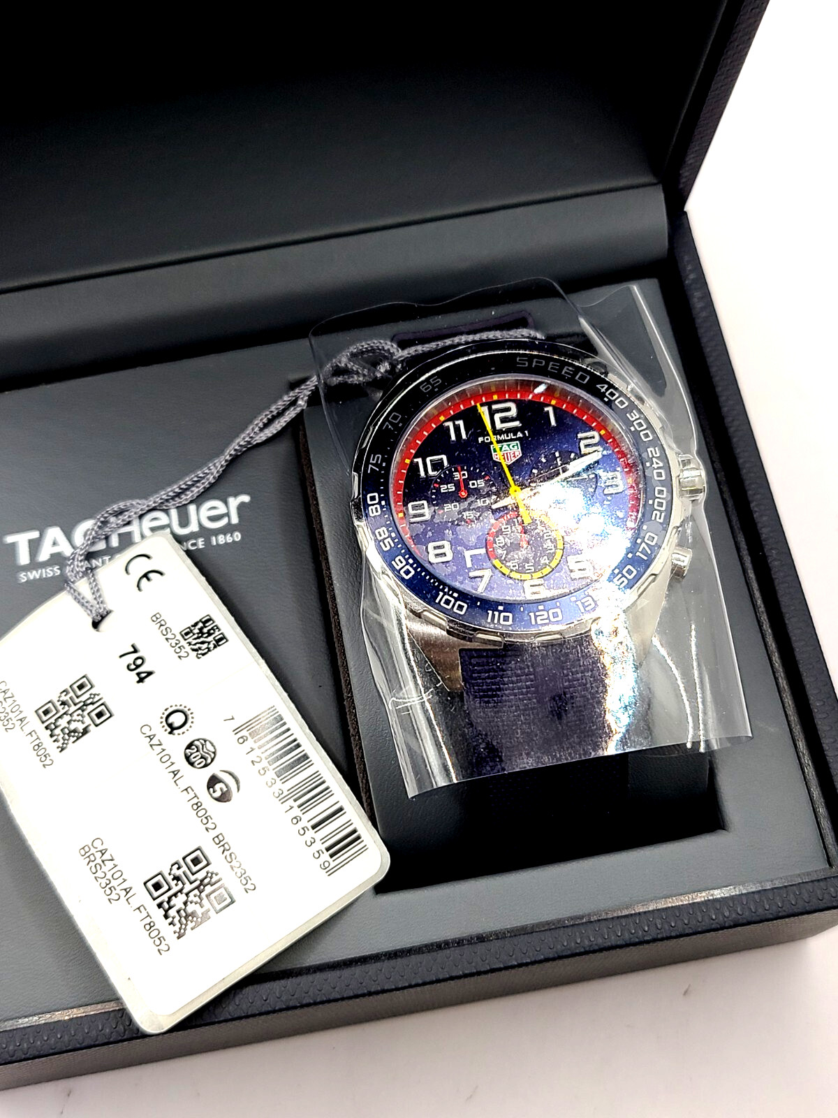 Tag Heuer Formula 1 Red Bull Racing Special Edition Chronograph Quartz Blue Dial