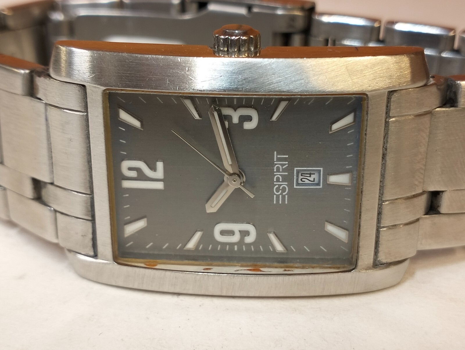 ESPRIT QUARTZ GRAY DIAL 4140 MEN’S FULLY WORKING CONDITION ALL ORIGINAL VINTAGE