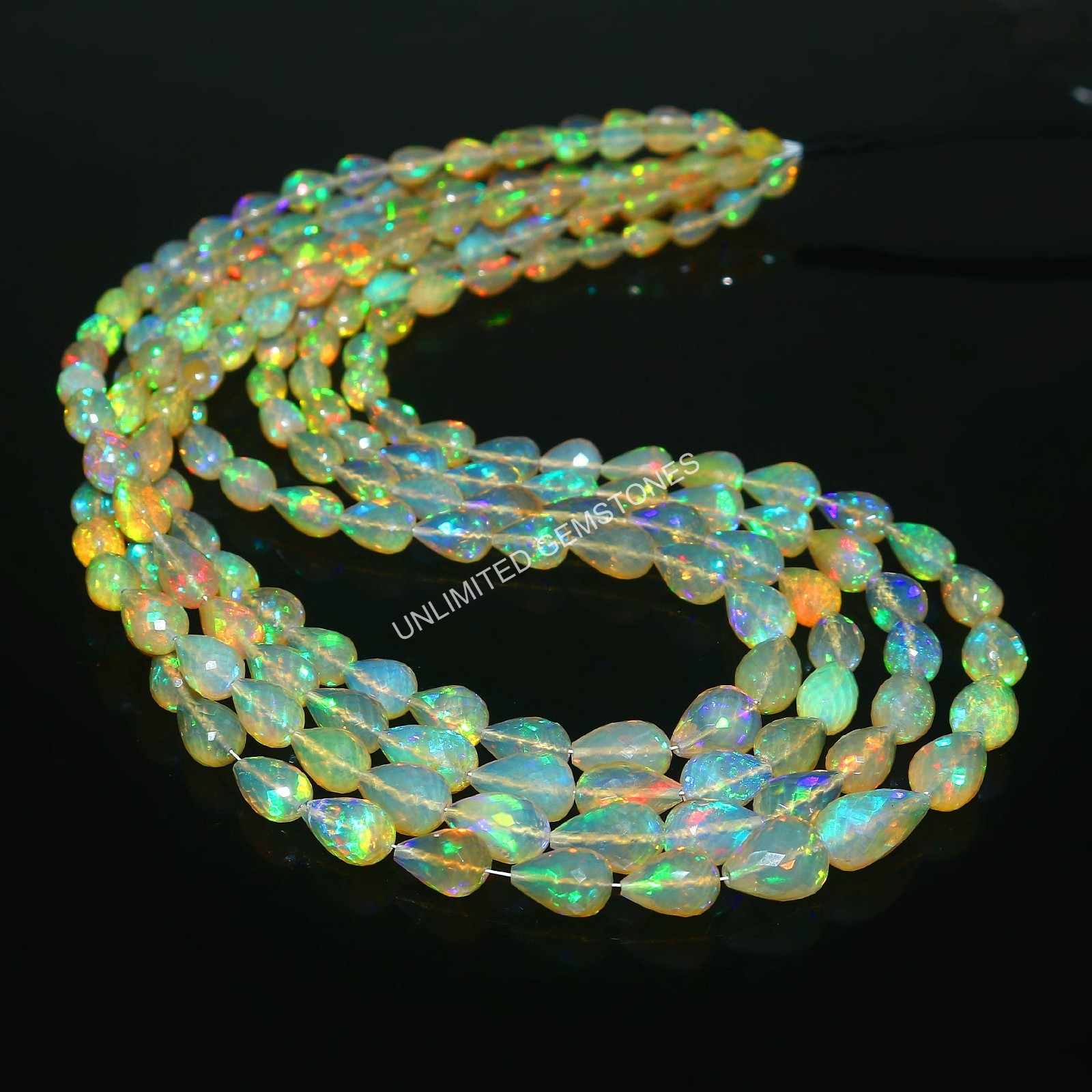 Natural Opal Beads Teadrop Opal Beads Yellow Opal Beads Gift For Friend 701