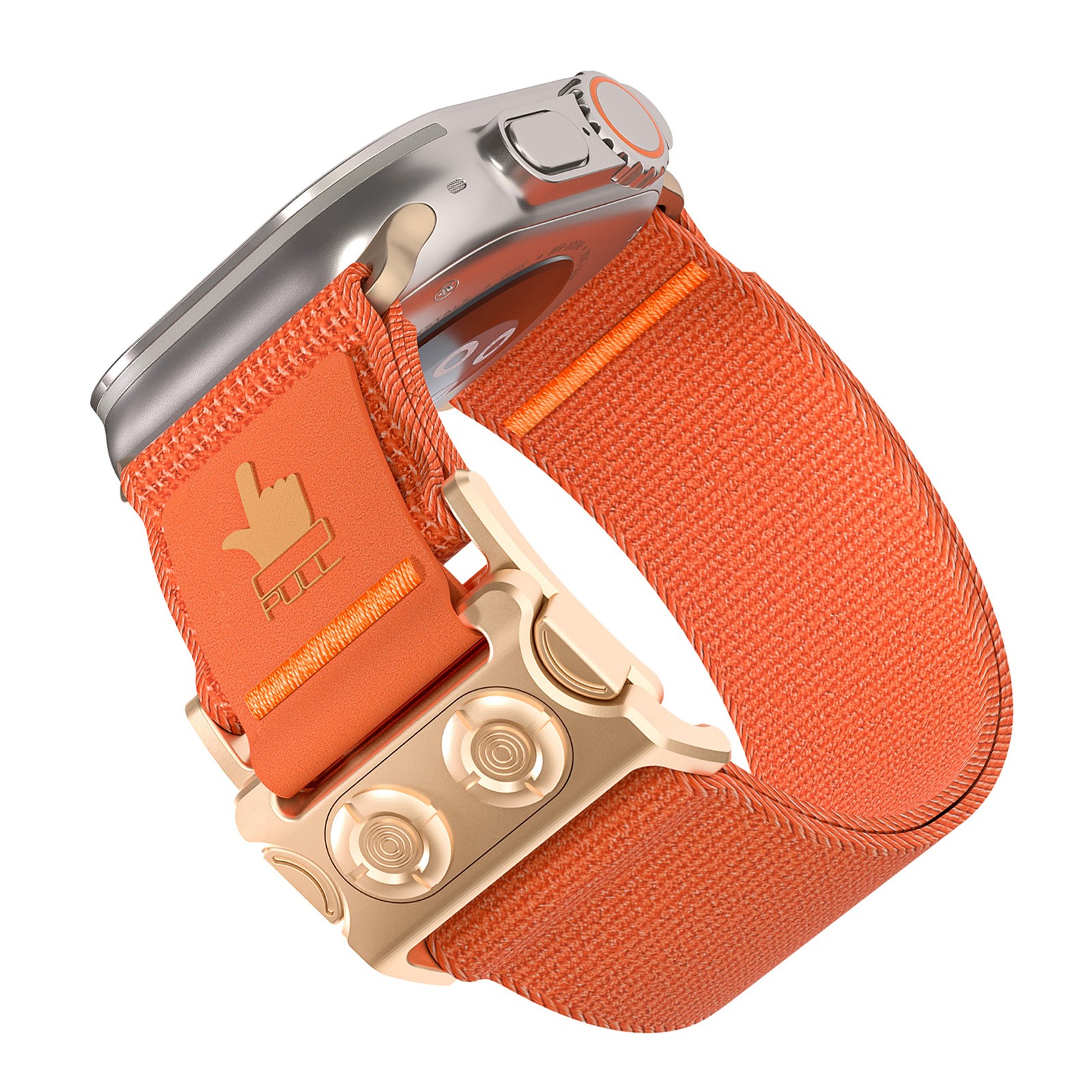 For iWatch Series 11/10/9/5/1/ Ultra Adjustable Magnetic Waterproof Nylon Band