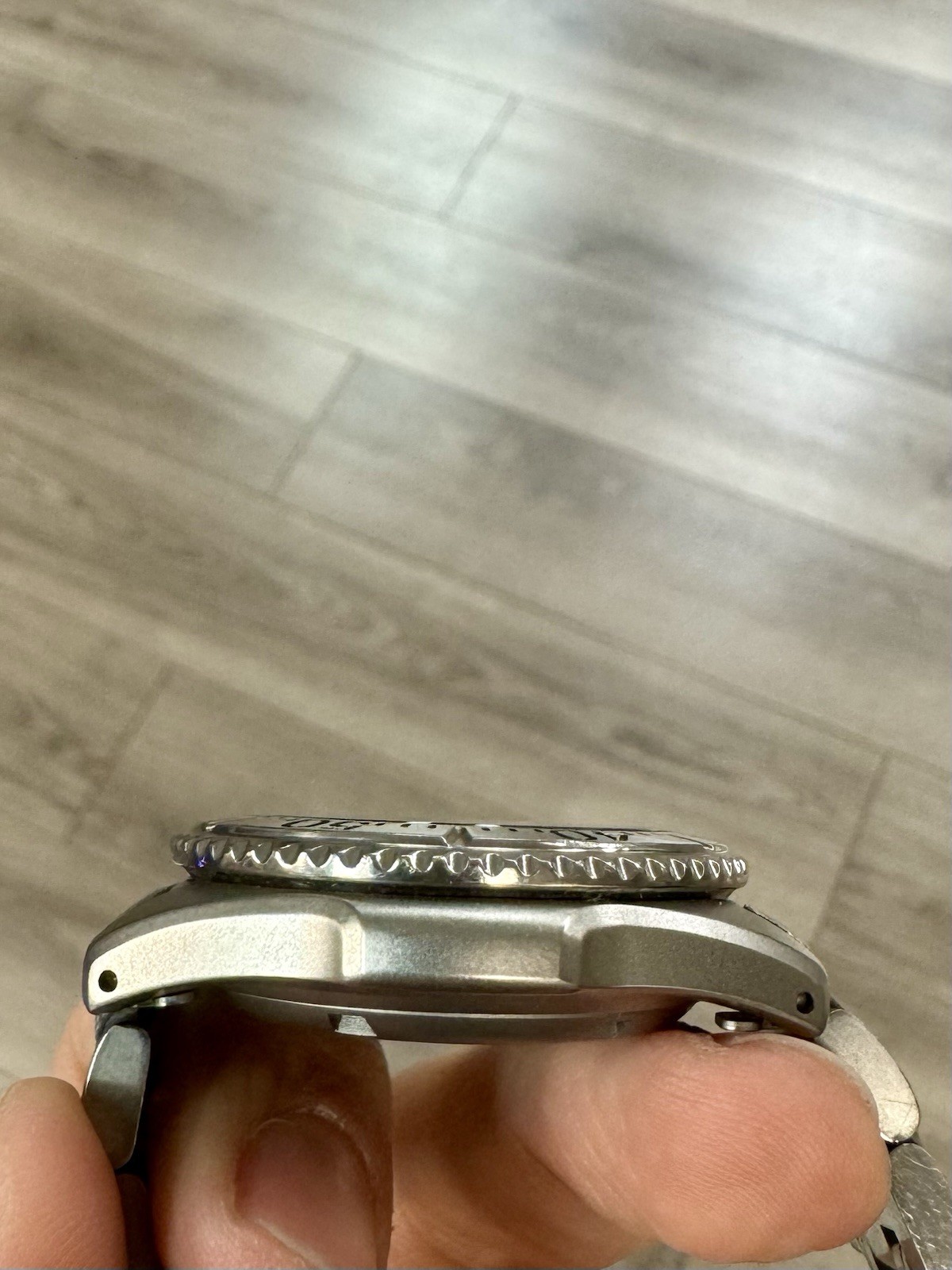 Seiko RARE Gray Ghost AGS Titanium Kinetic Watch