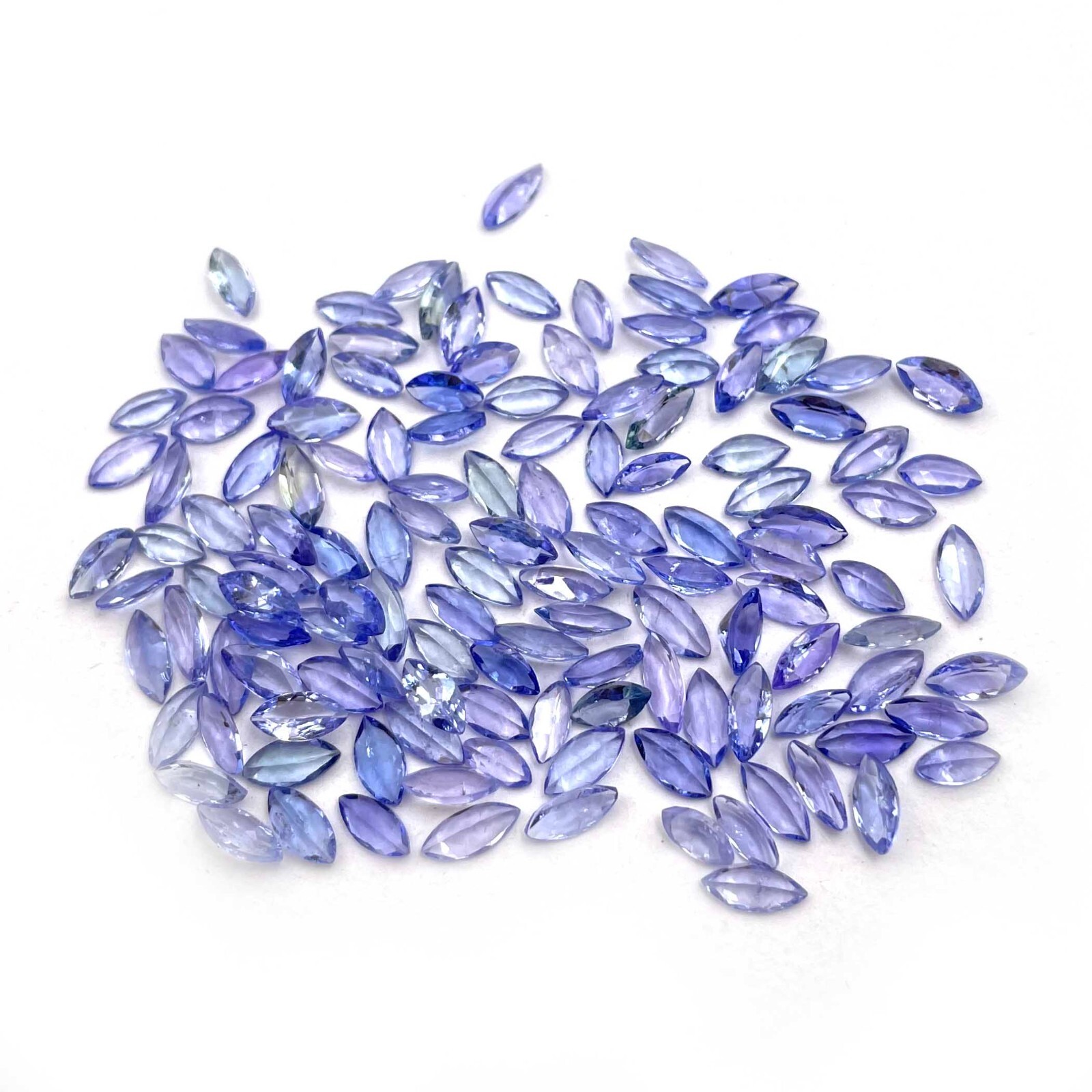 10 CT Natural Tanzanite Marquise Cut Loose Gemstone Lot 55 Pcs 2.50*5-3*6 MM