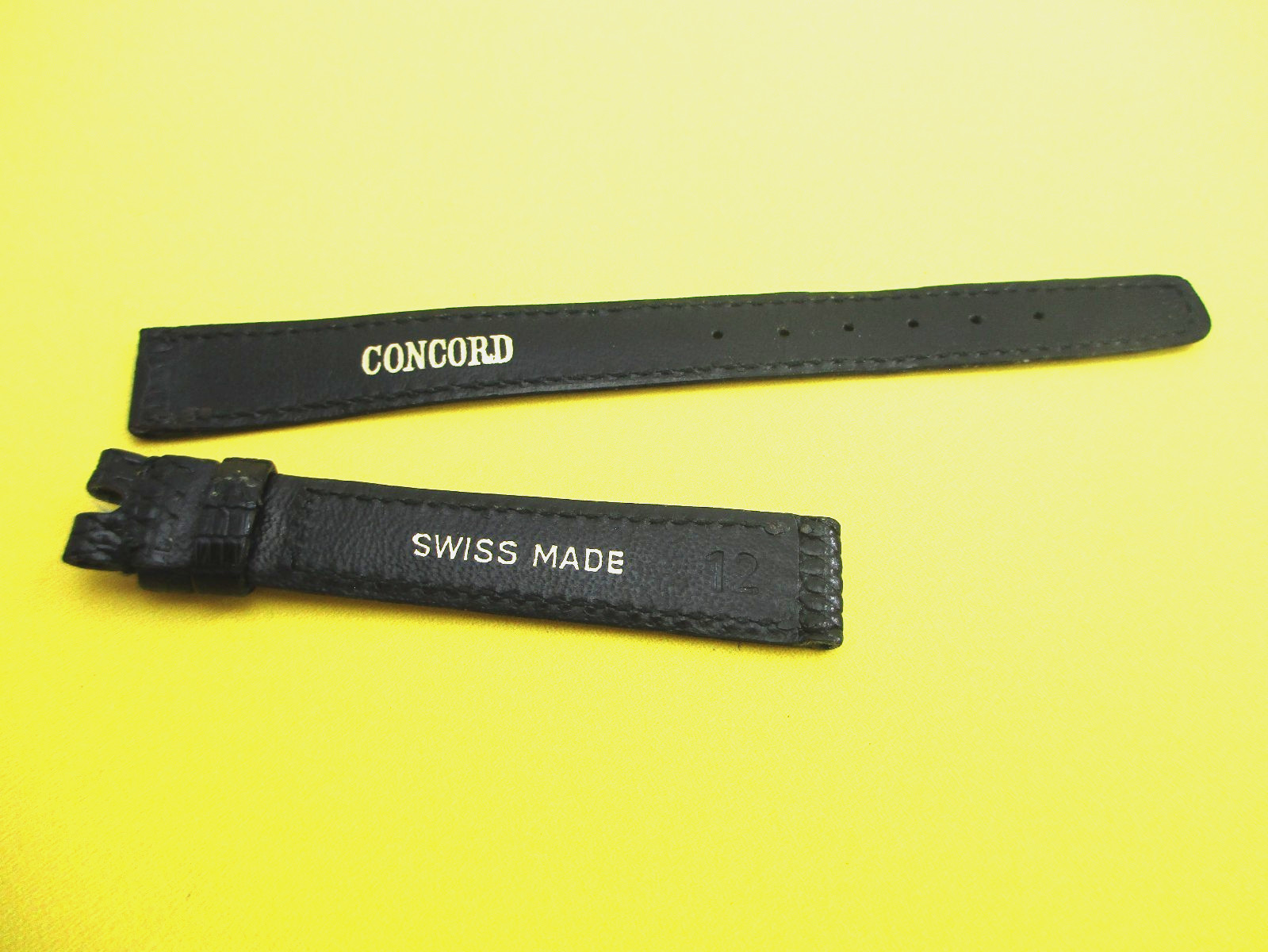 100% authentic Concord lizard strap without buckle, 12mm