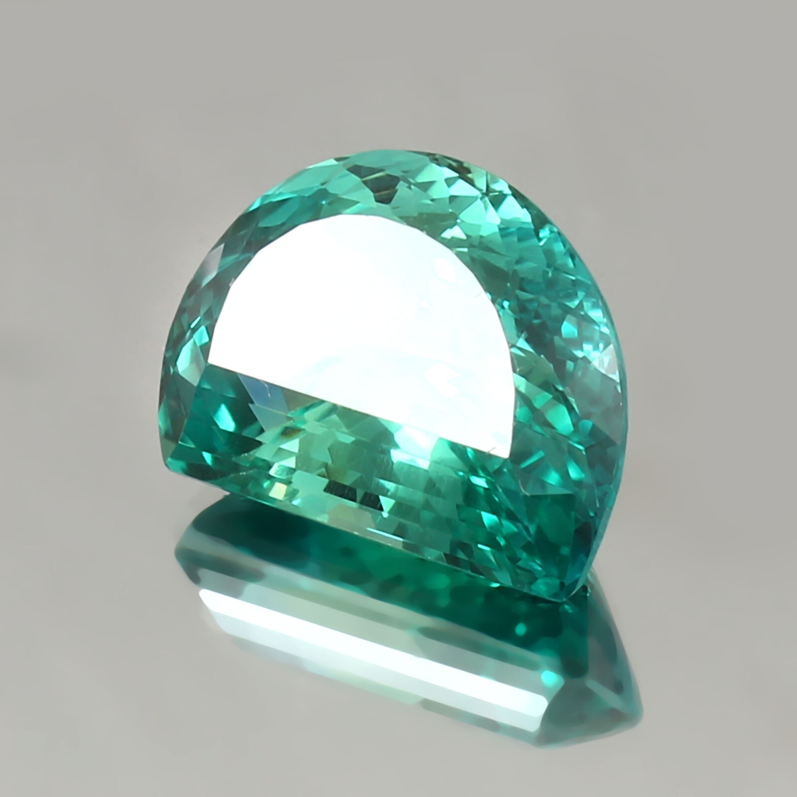 Natural Flawless Ceylon Blue Green Parti Sapphire Loose FancyCut Gemstone28.65Ct