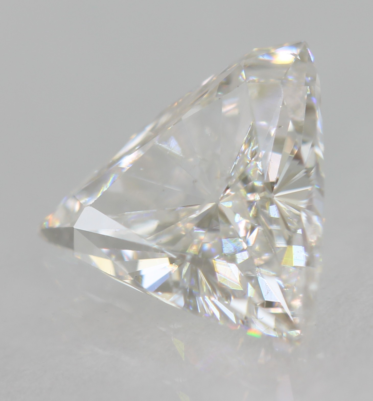 Certified 0.57 Carat D SI1 Triangle Natural EARTH MINED Loose Diamond 6.15×6.03m