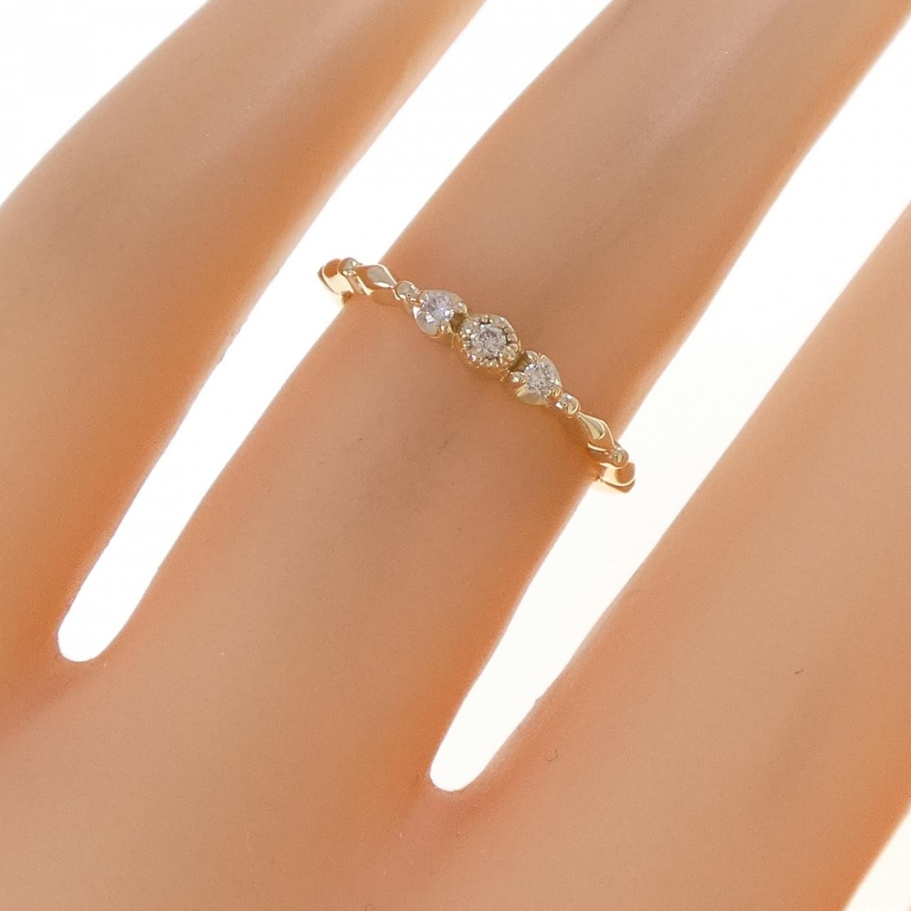 Authentic Agate Diamond Ring 0.04CT #260-008-286-6655