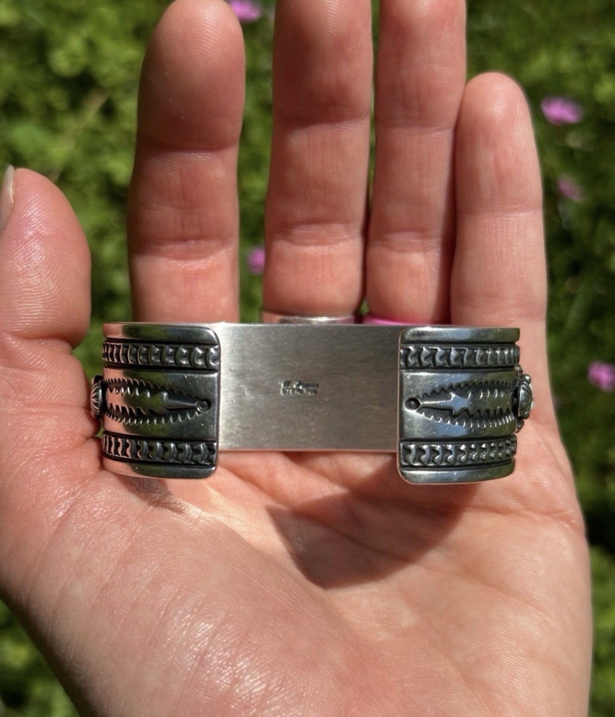 Happy Piasso Sugilite and Number 8 Turquoise Cuff