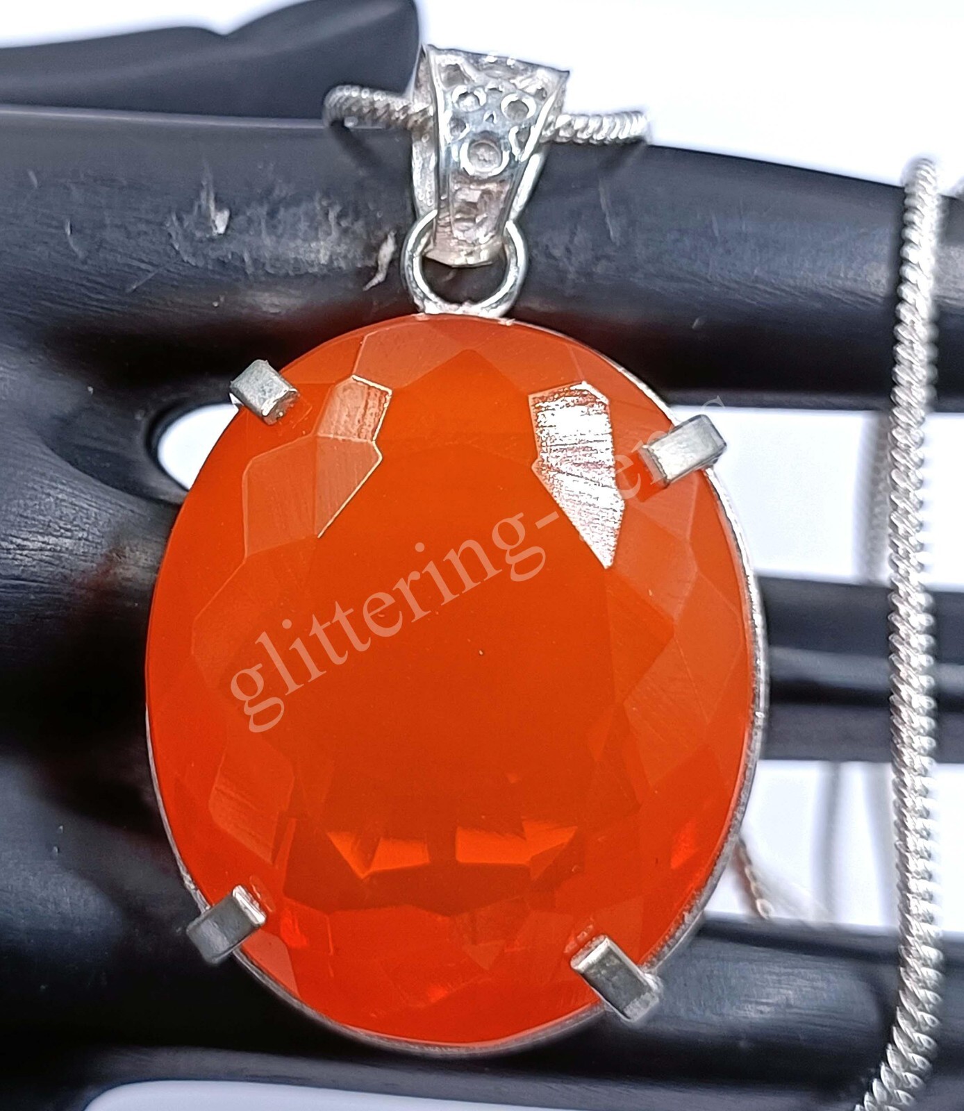 108.30 Ct Oval Natural Opal 925 Solid Sterling Silver Pendant IGL Gems M25