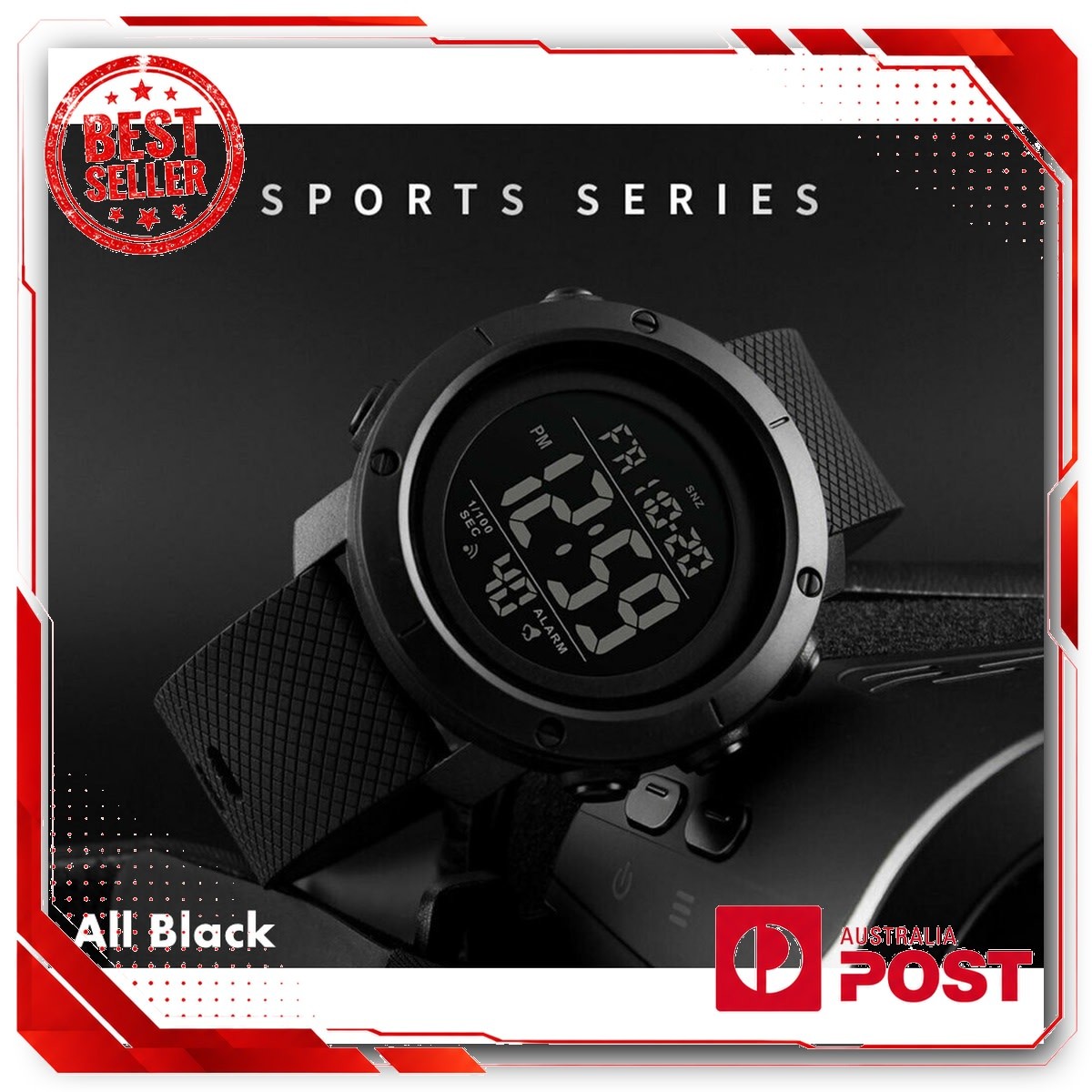 Digital Sports Watch 50M Waterproof Military Casual Men’s