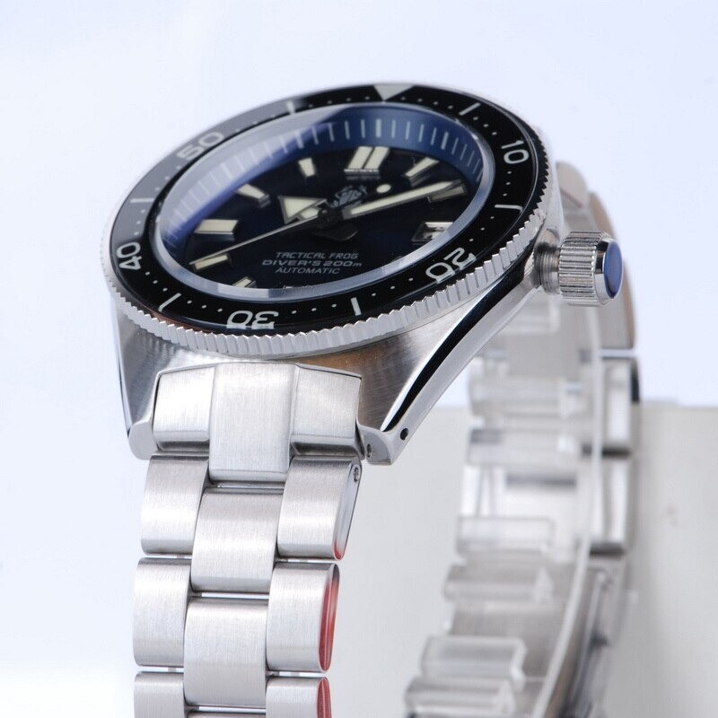 TACTICAL FROG 62MAS NH35A Diver 200M Automatic Mechanical Watch 316L 43mm C3