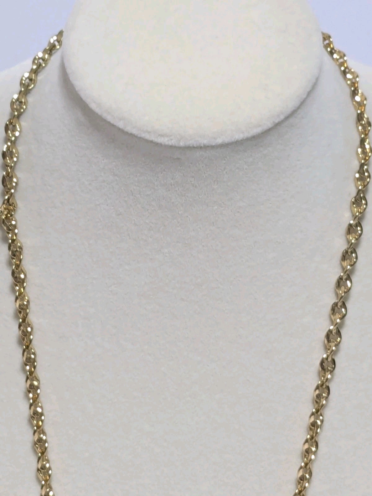 Charter Club Gold Tone Necklace With Textured & Pave Rhinestone Ring Charms 17″