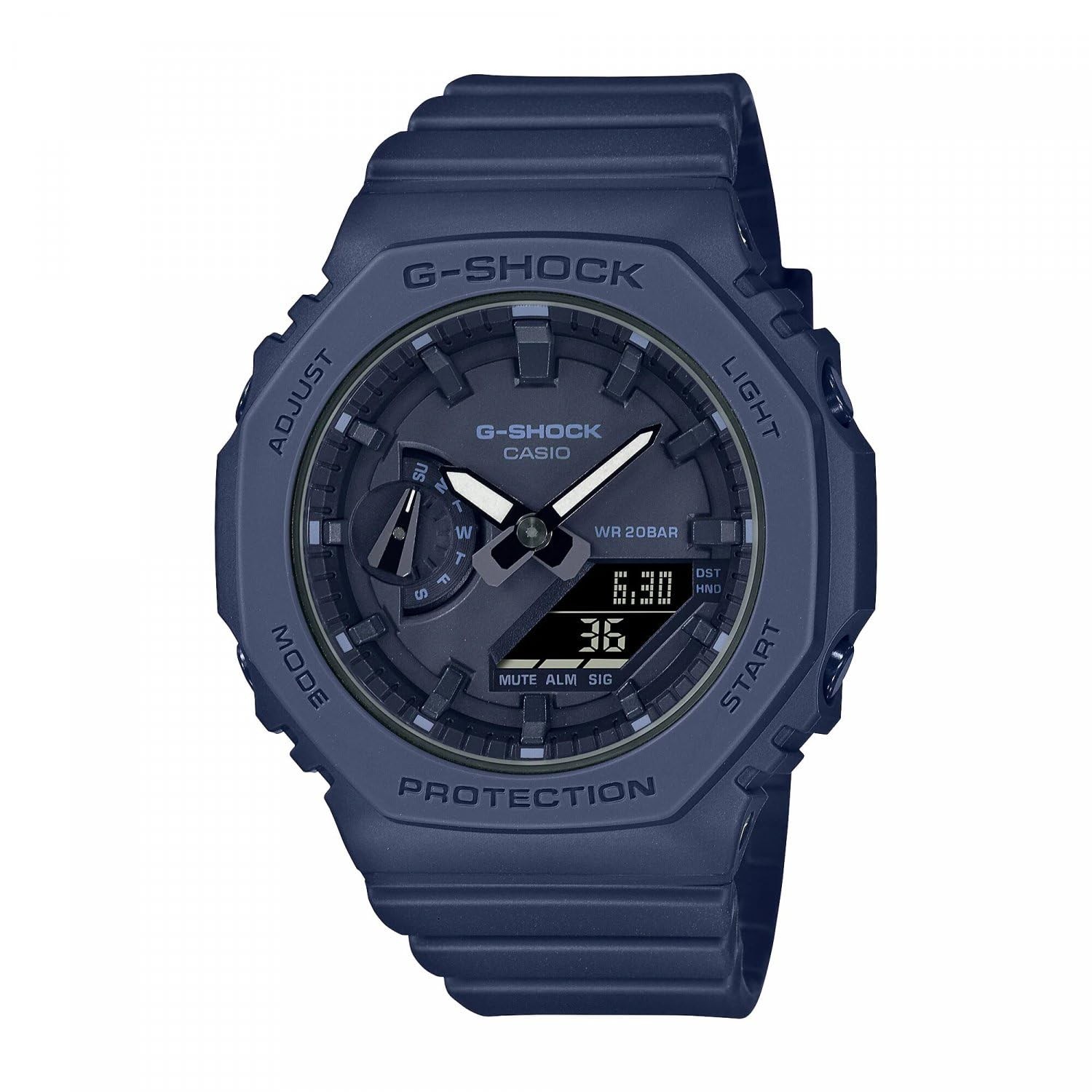 Casio G-Shock CasiOak Navy Blue Analog Digital Watch – GMA-S2100BA-2A1ER NEW