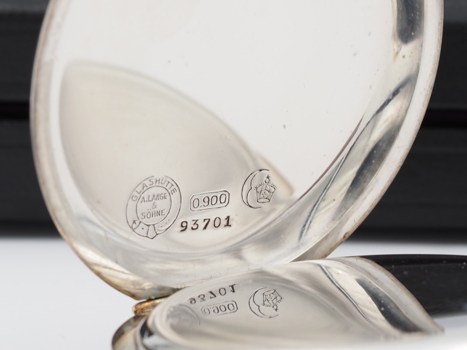 A. Lange & Söhne Pocket Watch Glashütte Silver 93701 With Box & Certificate