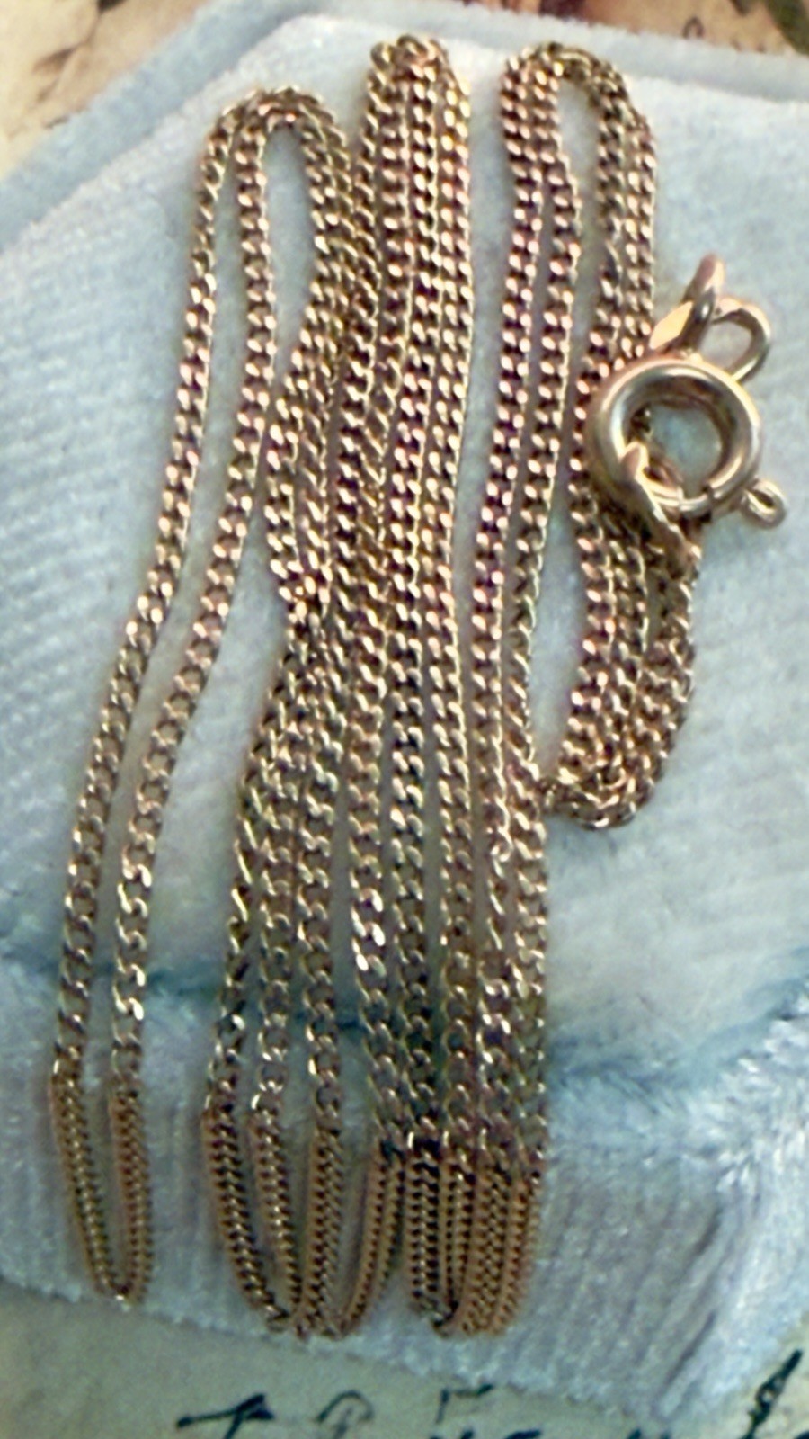 14k 583 Vintage Rose Gold Chain USSR Era – 25″ Including 3.25″ Extension- #2096