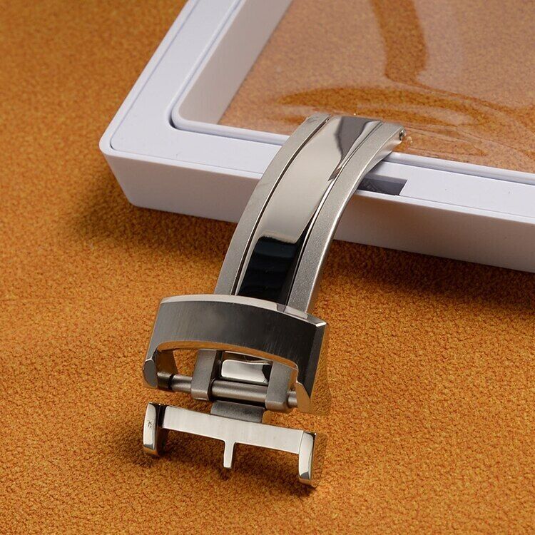 18mm Top Quality SS Depolyment Buckle Clasp For Glashutte Watch Band Strap Tool