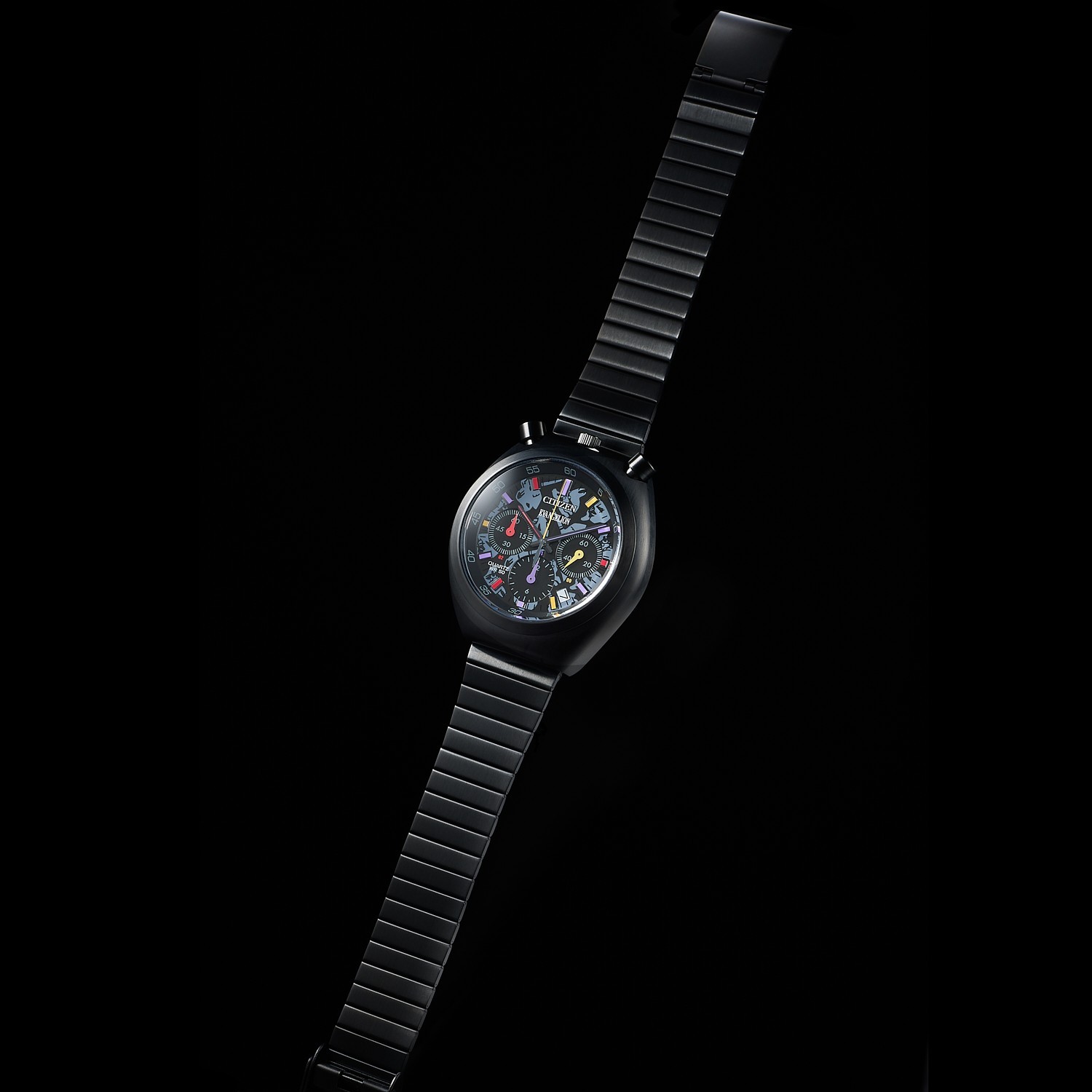 Evangelion x Citizen Tsuno Chrono Radio EVA Watch Unit 01 02 00 Colors Japan NEW
