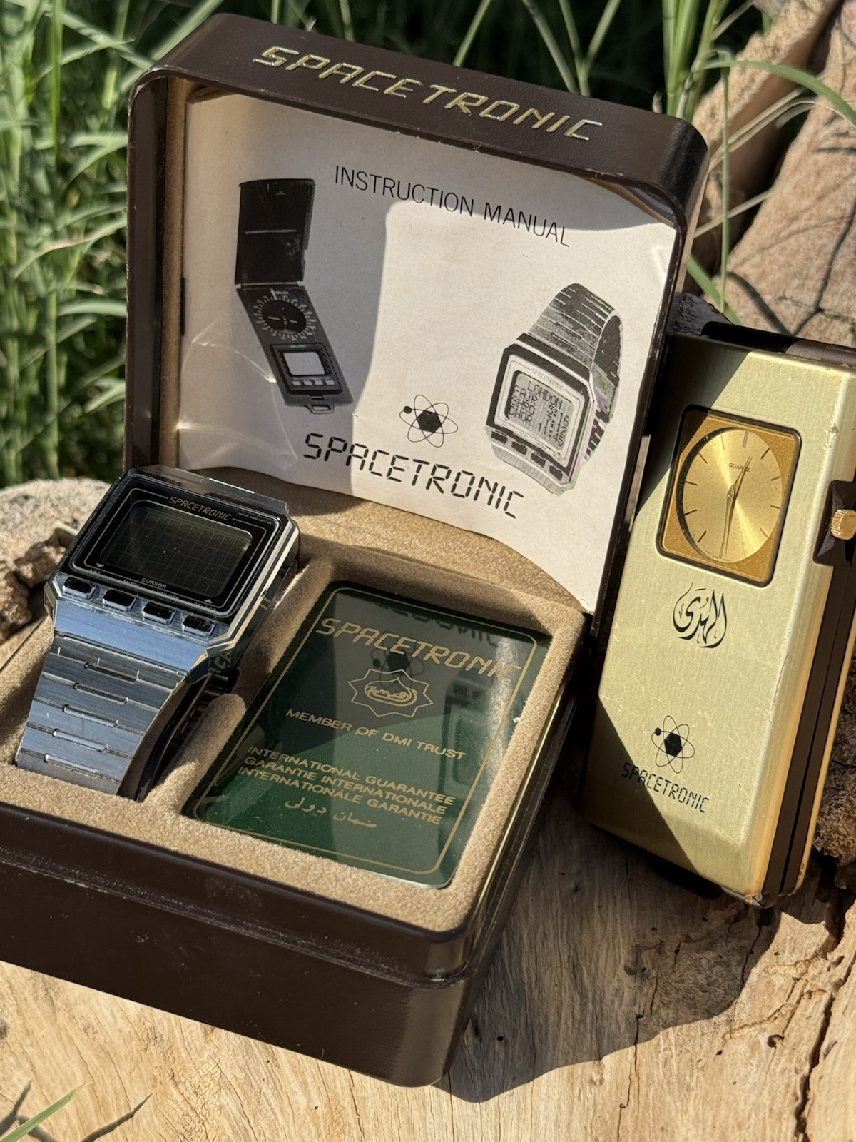 Vintage Seiko Spacetronic W030-0010 Digital Watch Quartz W/Box & Full Set