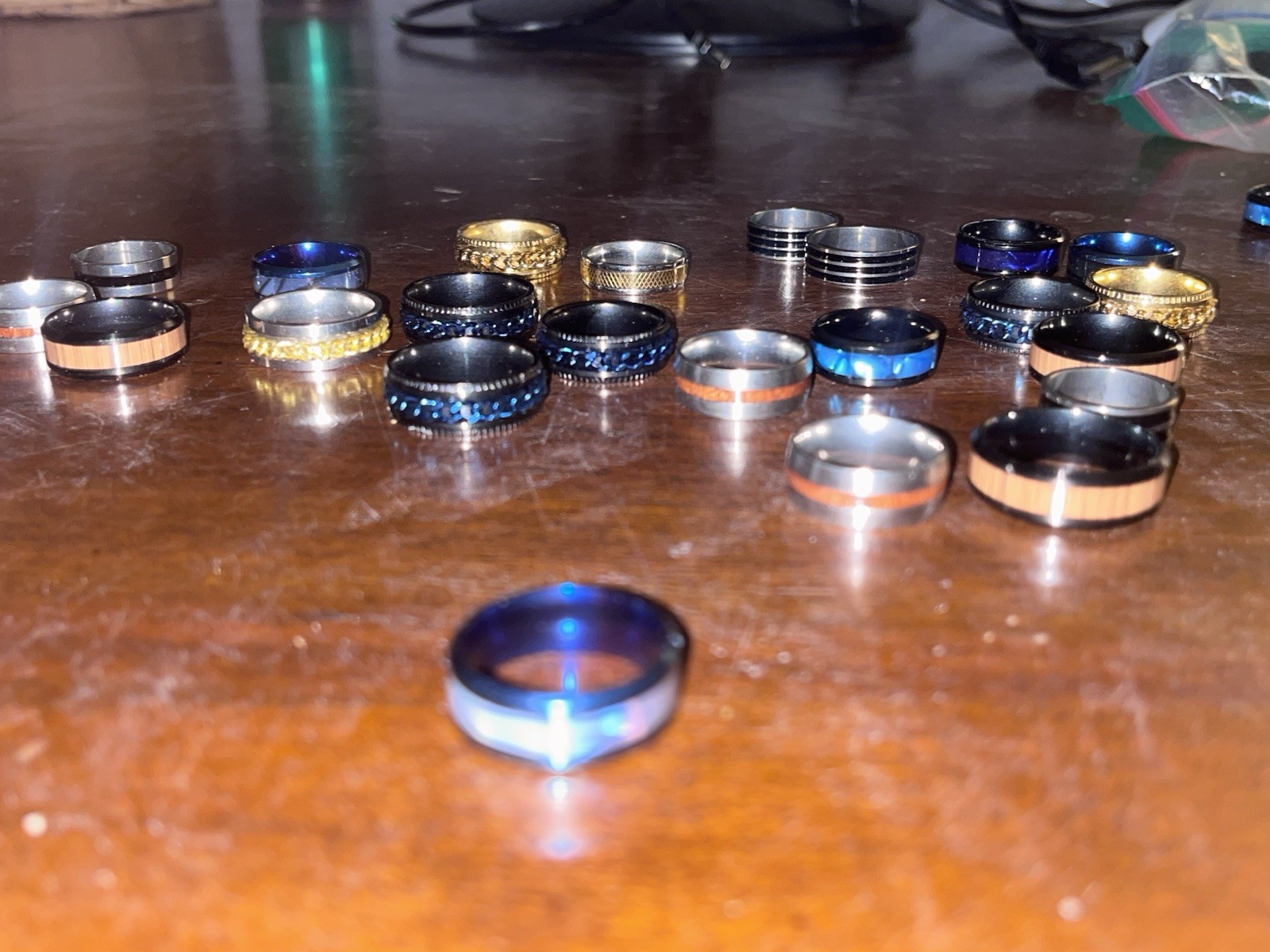 Lot 24) 24 Rings Of Varies Sizes And Designs For Resale