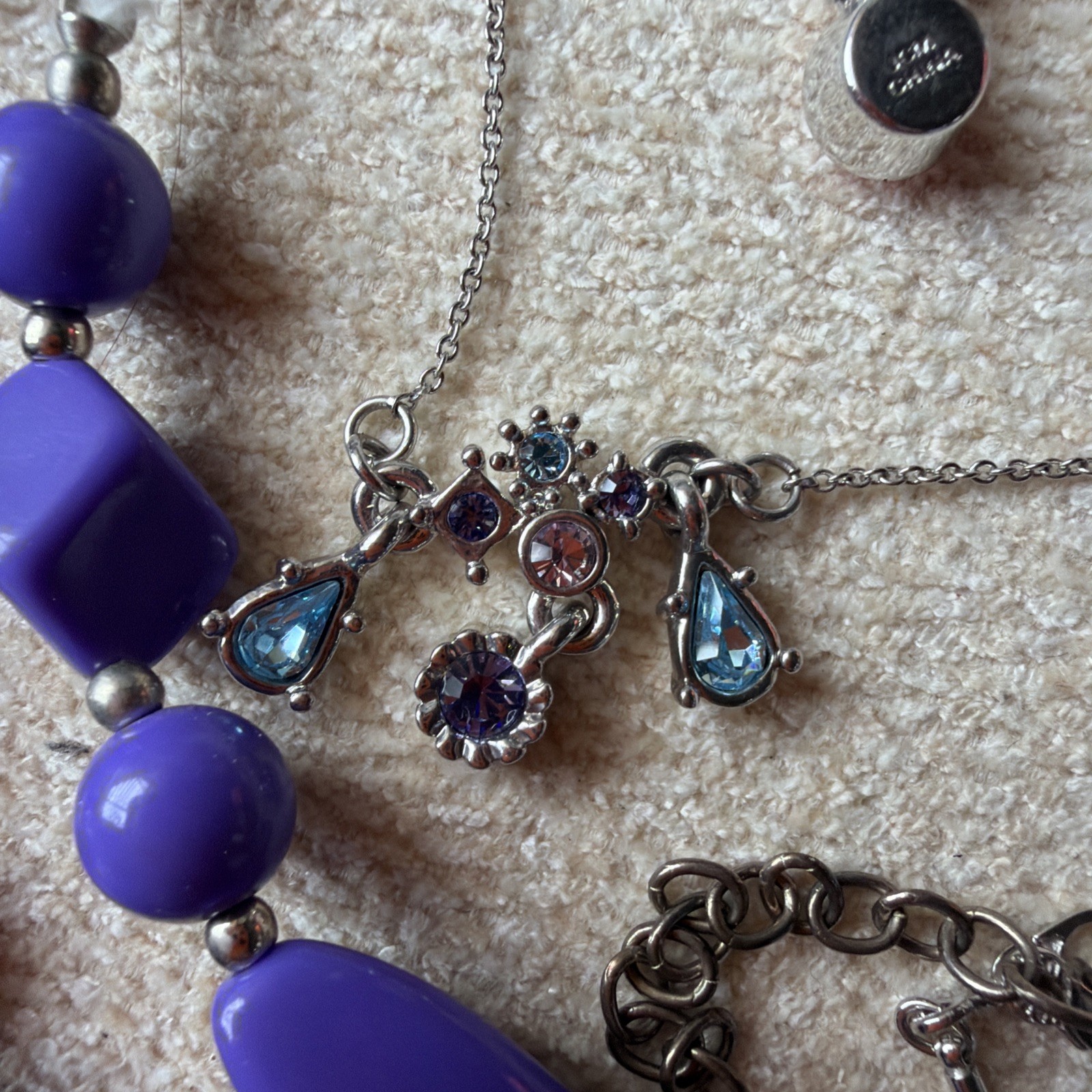 Mixed Jewelry lot of 16 Vintage and modern Some marked Estate Sale Find
