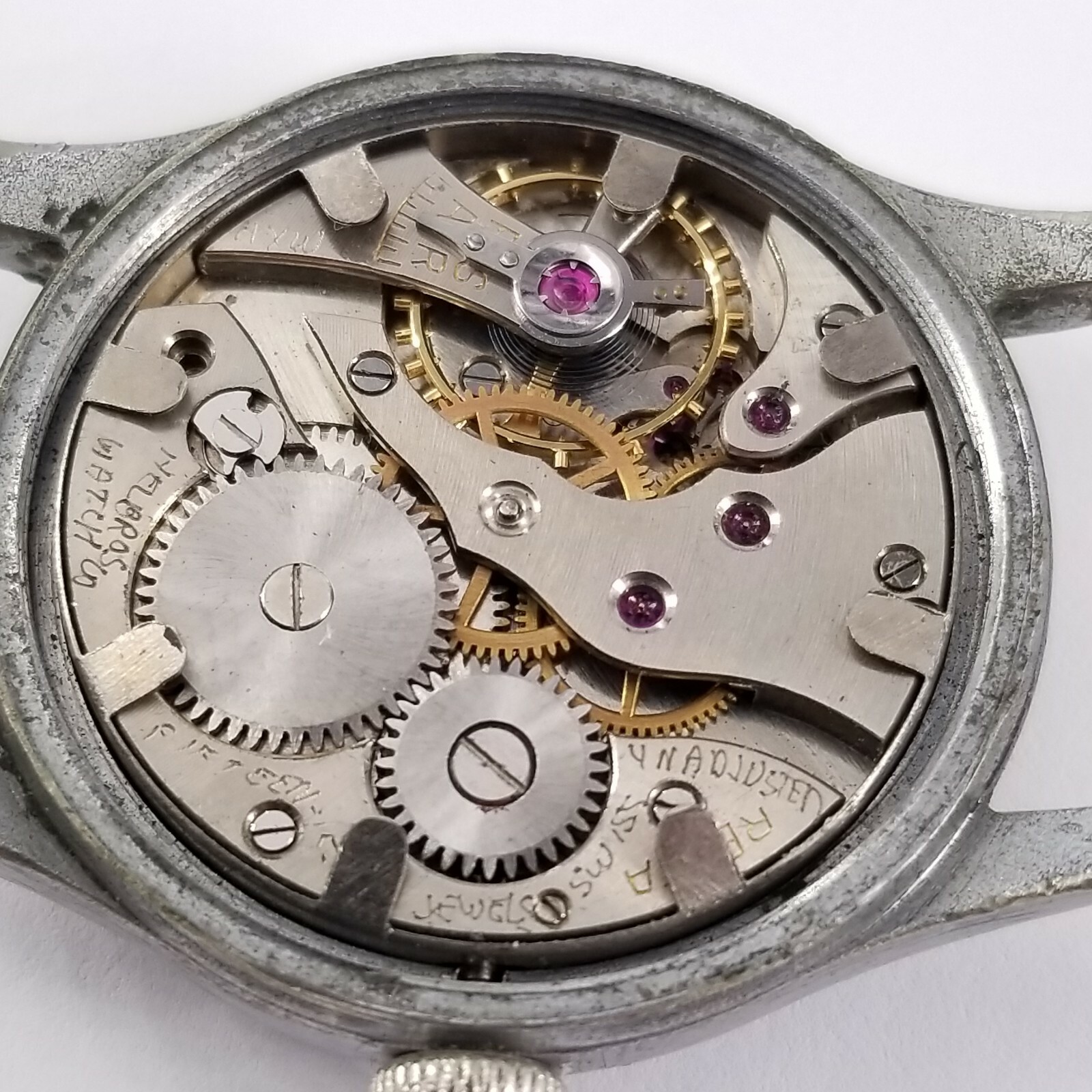 Rare 34mm 1940’s Recta German Military Watch, PQ+ Dial, Needs Servicing