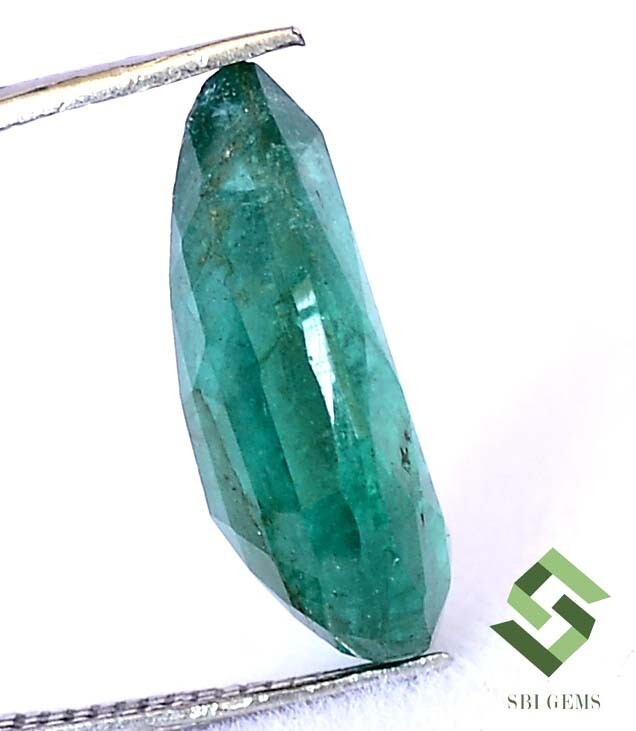 15.50×9.50 mm Certified Natural Emerald Pear Cut 5.37 CTS Untreated Loose Gems