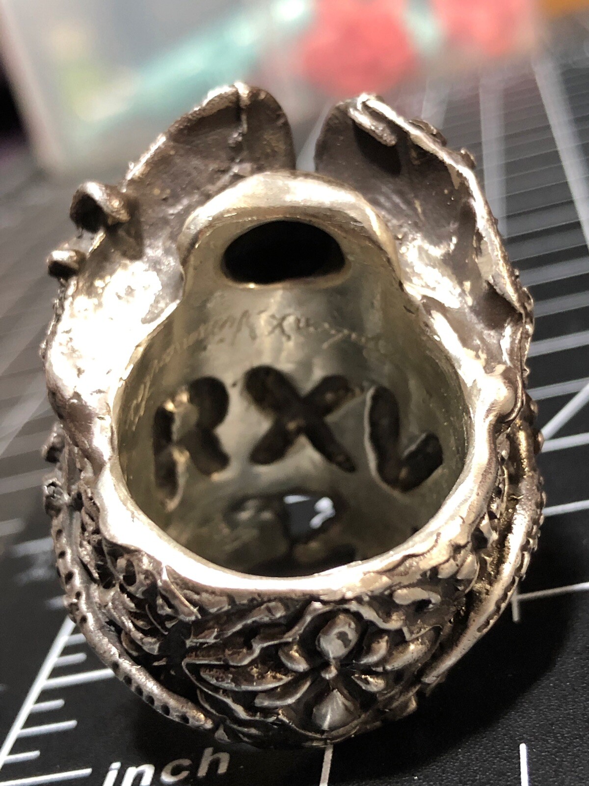 Pirate of the Caribbean Davy Jones Treasure Silver Ring Any Size Quick 3.1 oz