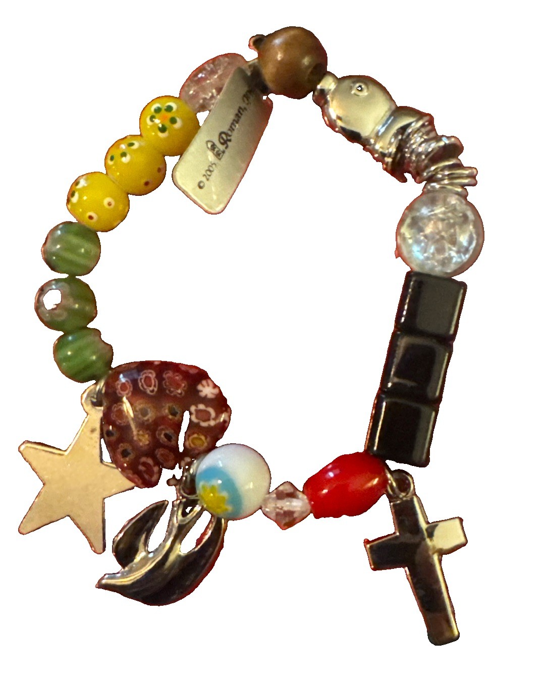 His Story Beaded Bracelet Christ Religious New In Package Roman Inc Jesus God