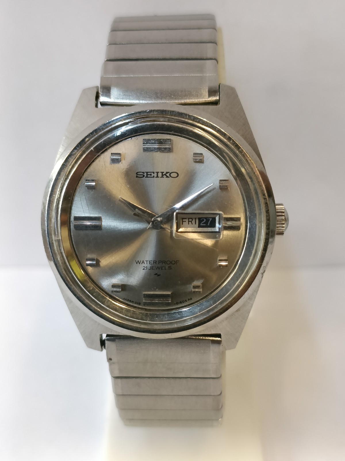 SEIKO 21J WINDING GRAY DIAL 2119-0090 JAPAN WOMEN’S WORKING CONDITION