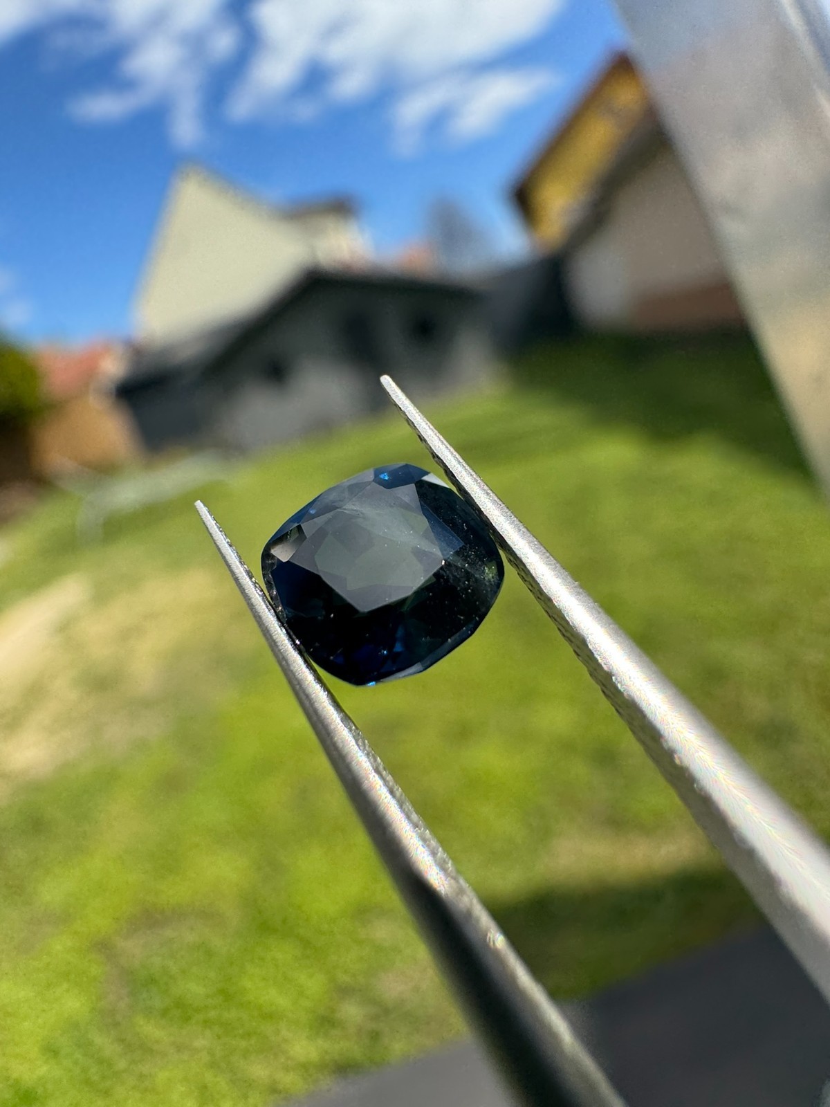 Natural No Heat Blue Sapphire 1.66ct Cushion Cut GRA Certified