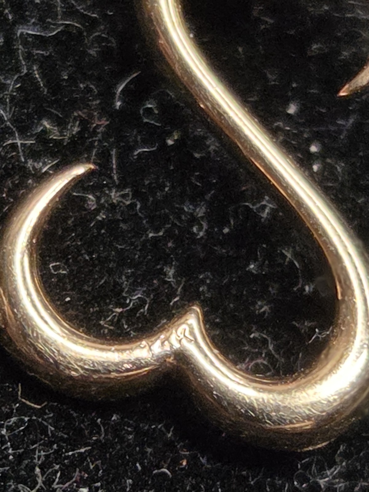 JANE SEYMOUR 14 KT DIAMOND OPEN HEARTS PENDANT