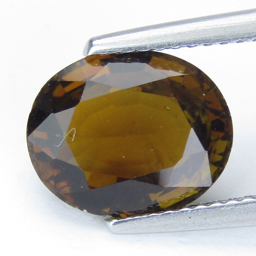 3.34Cts Nice Natural Yellow Tourmaline Collection Gemstone 11x9mm Oval Shape