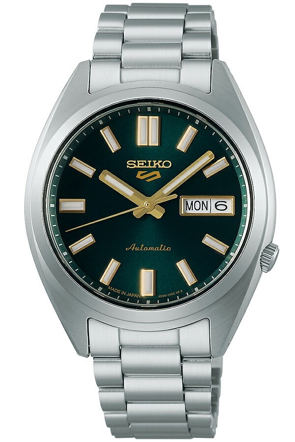 Seiko 5 SBSA293 Sports Automatic Men’s Watch Green Dial Analog 37.4mm From Japan